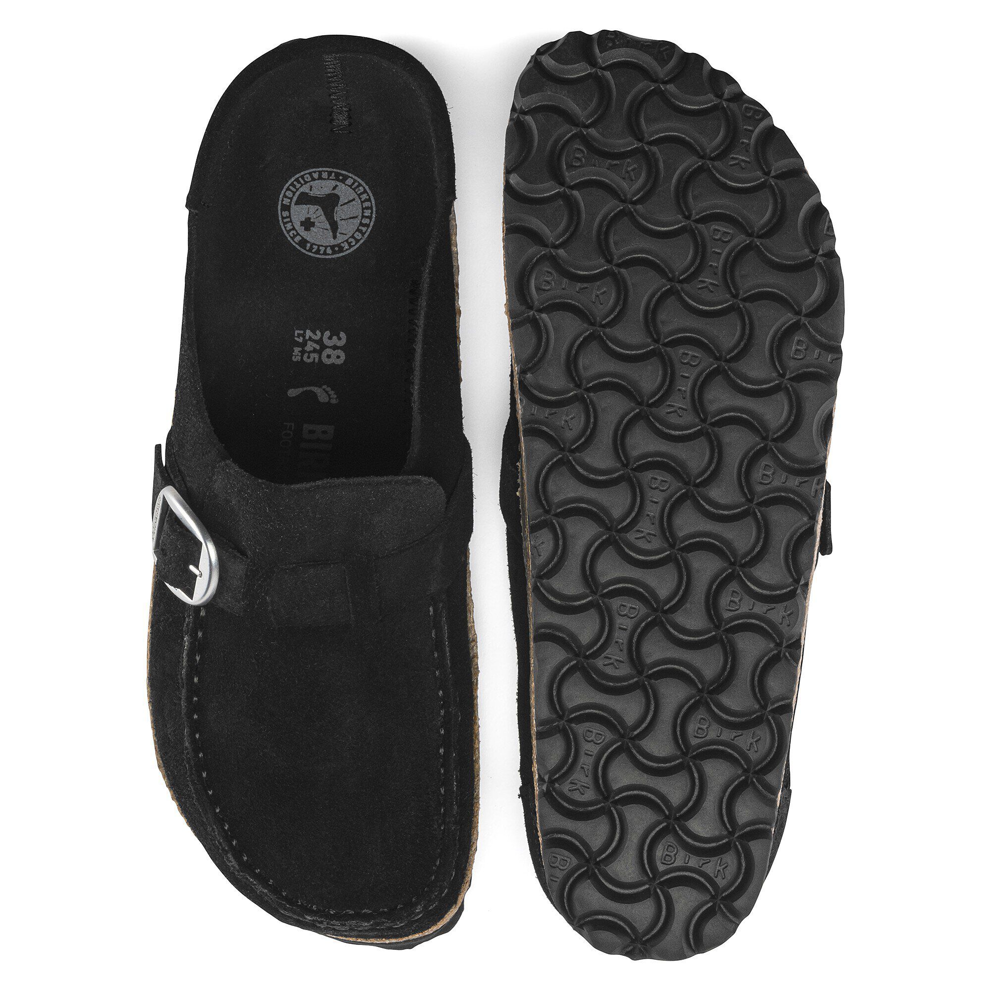 Buckley Suede Leather Black BIRKENSTOCK