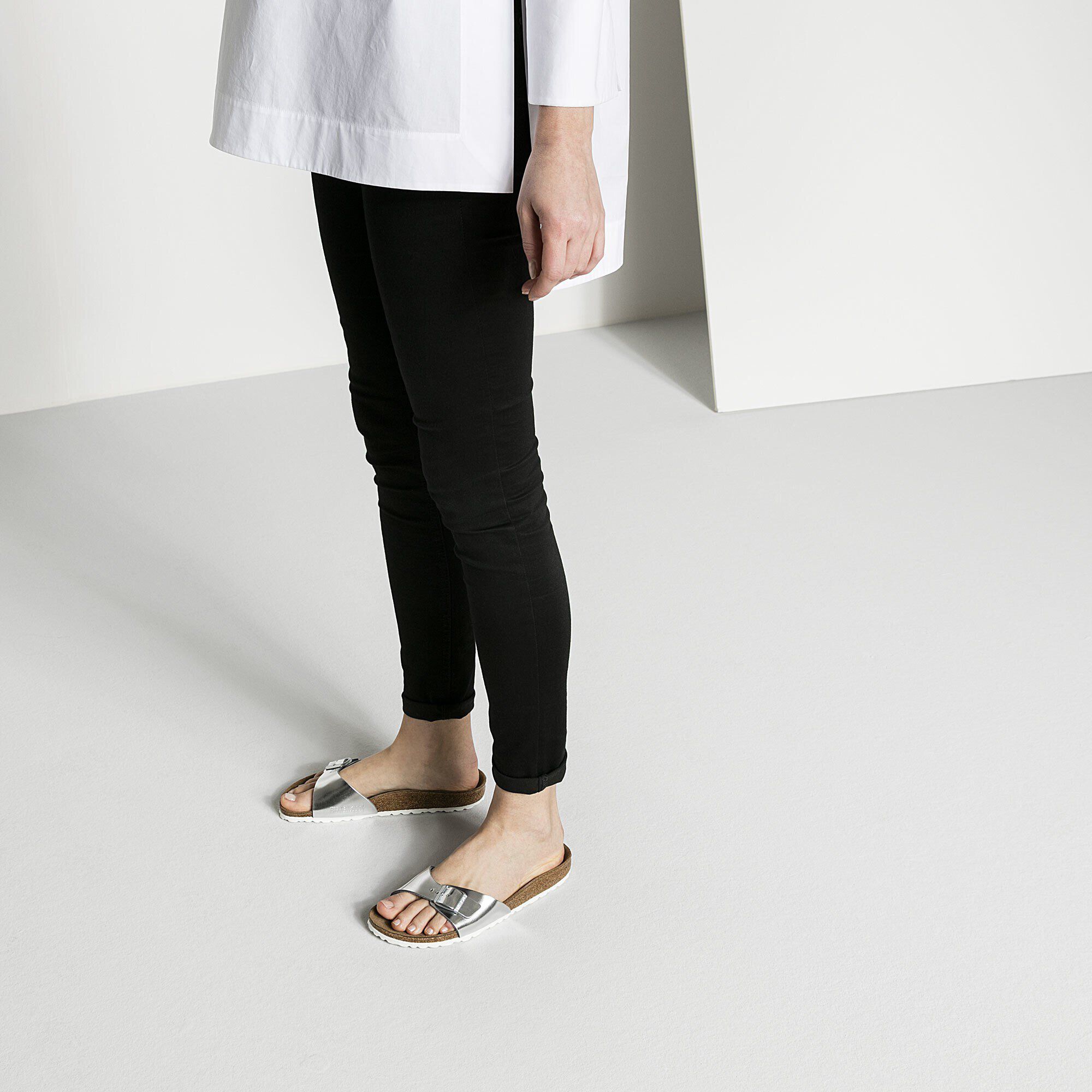 Birkenstock madrid eva silver top