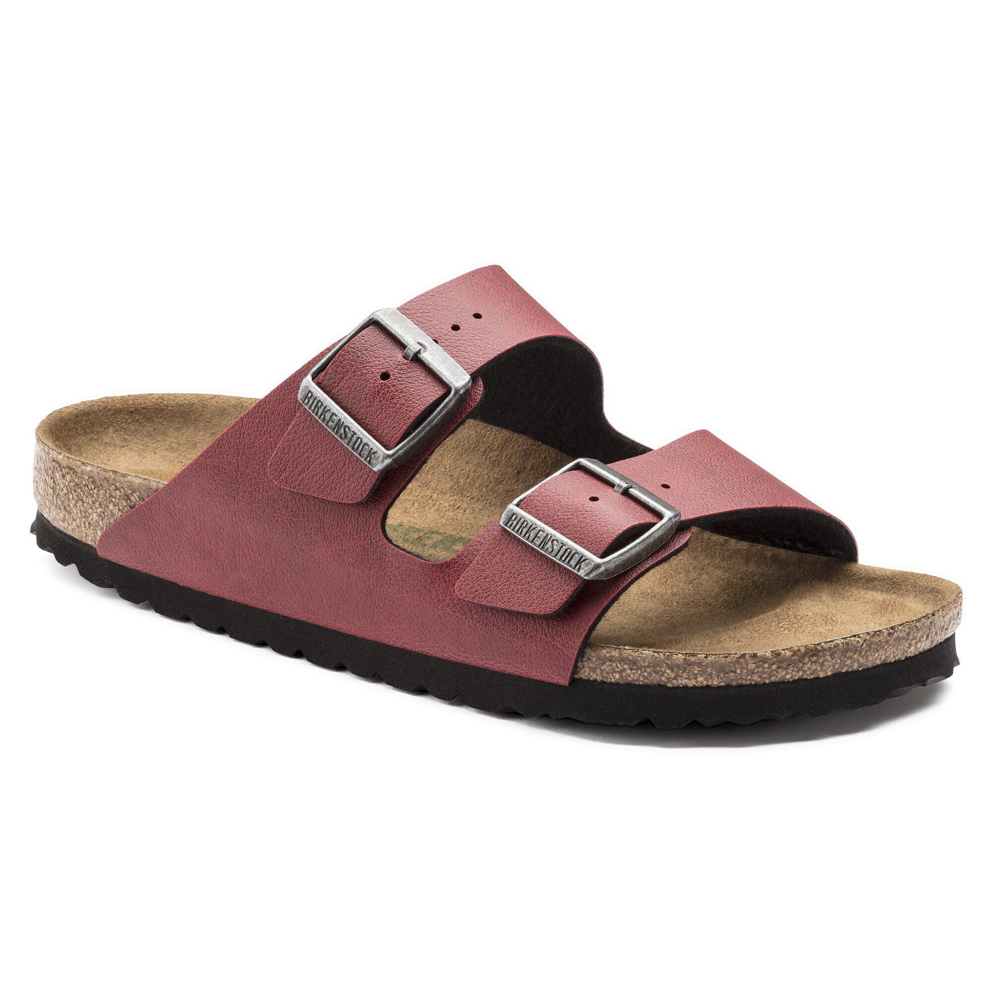 Birkenstock pink slippers