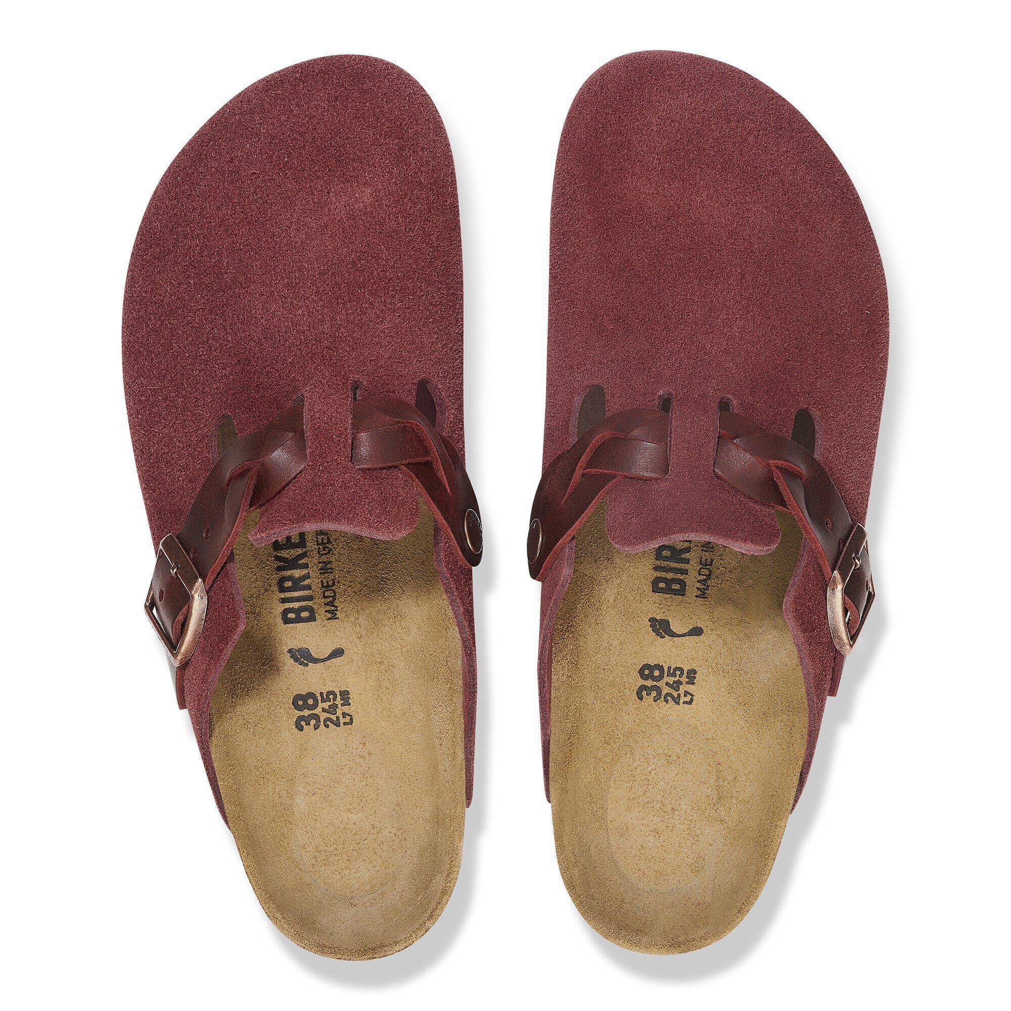 Boston Chunky Suede Leather Warm Sand | BIRKENSTOCK