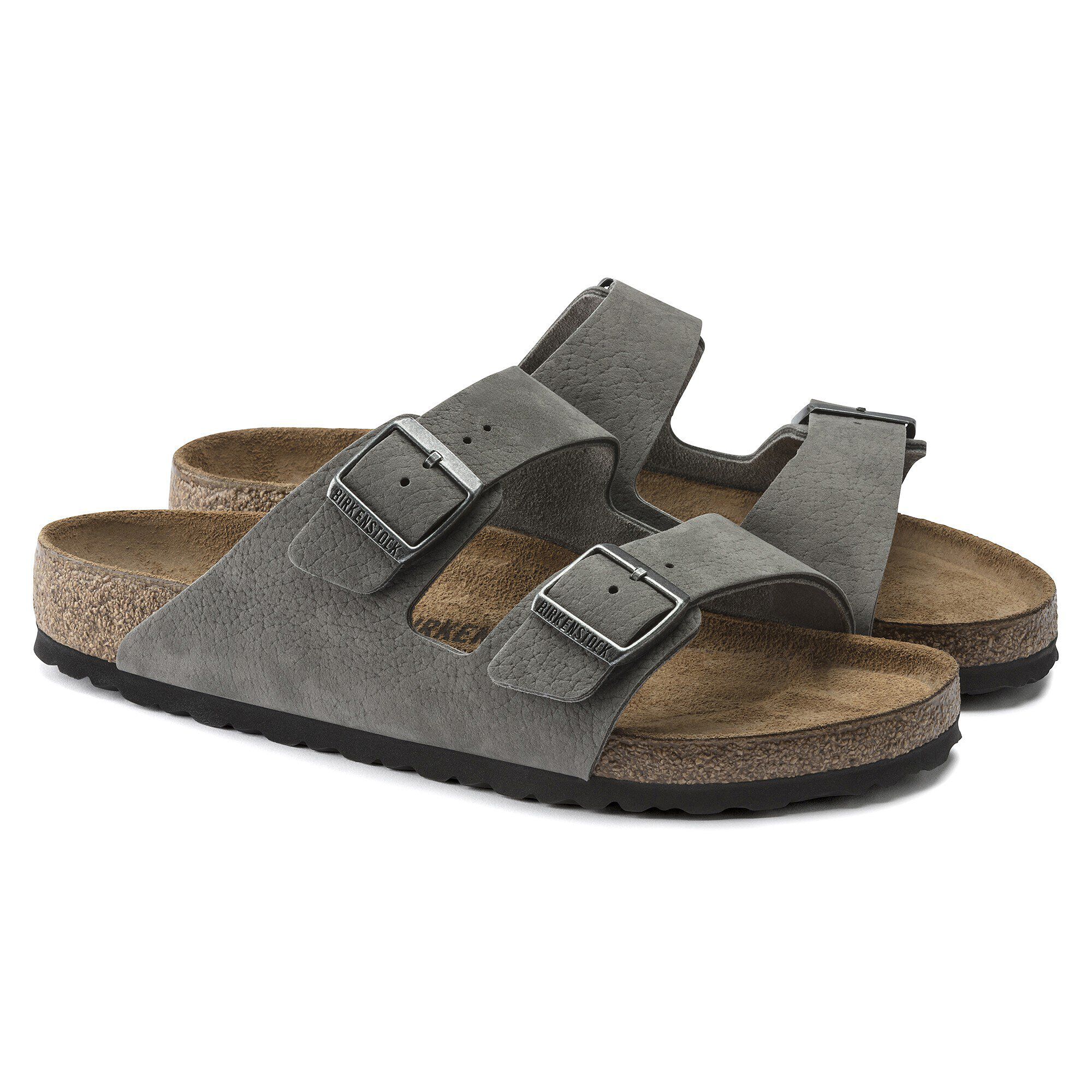 Birkenstock best sale gray sandals
