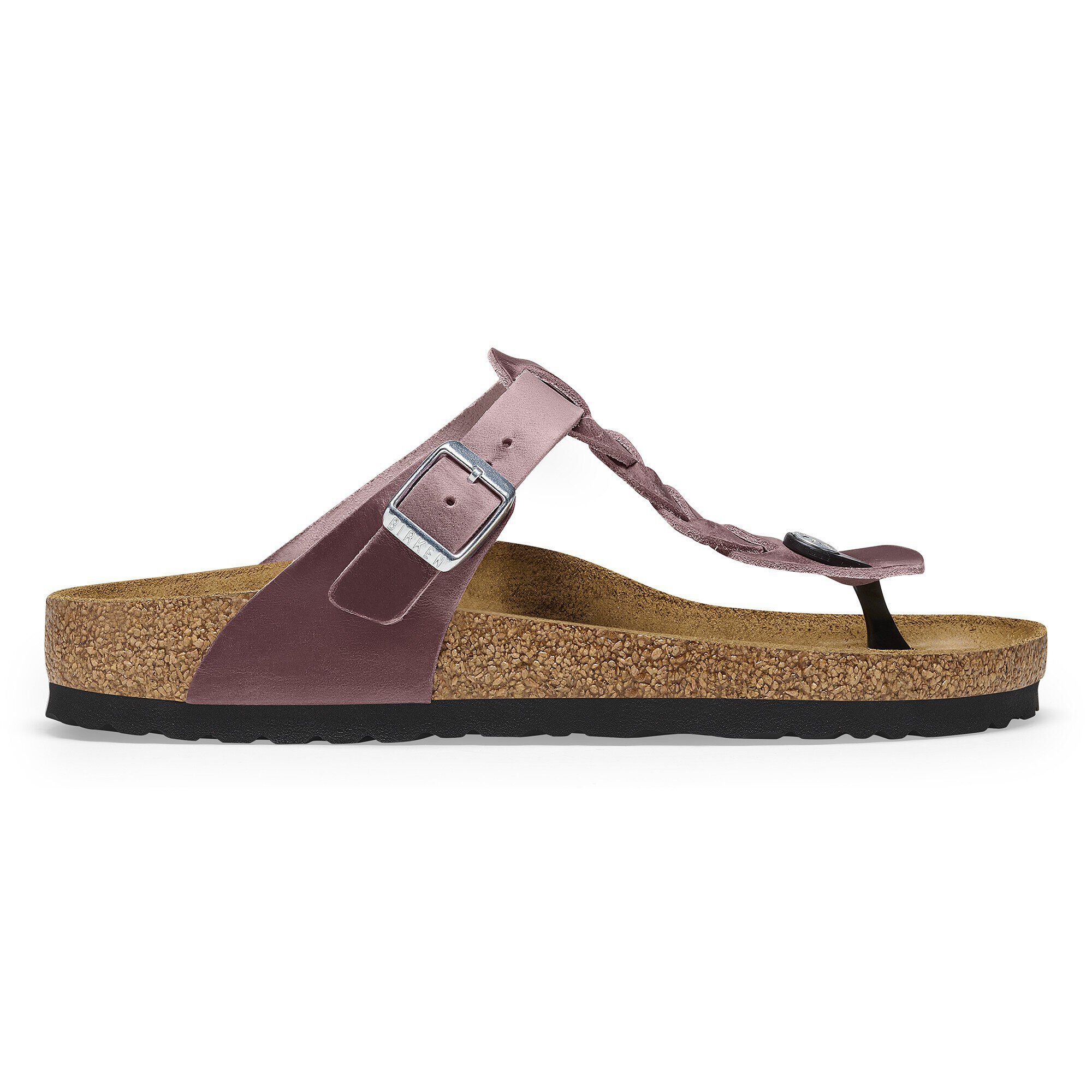Gizeh Braided Oiled Leather Lavender | BIRKENSTOCK