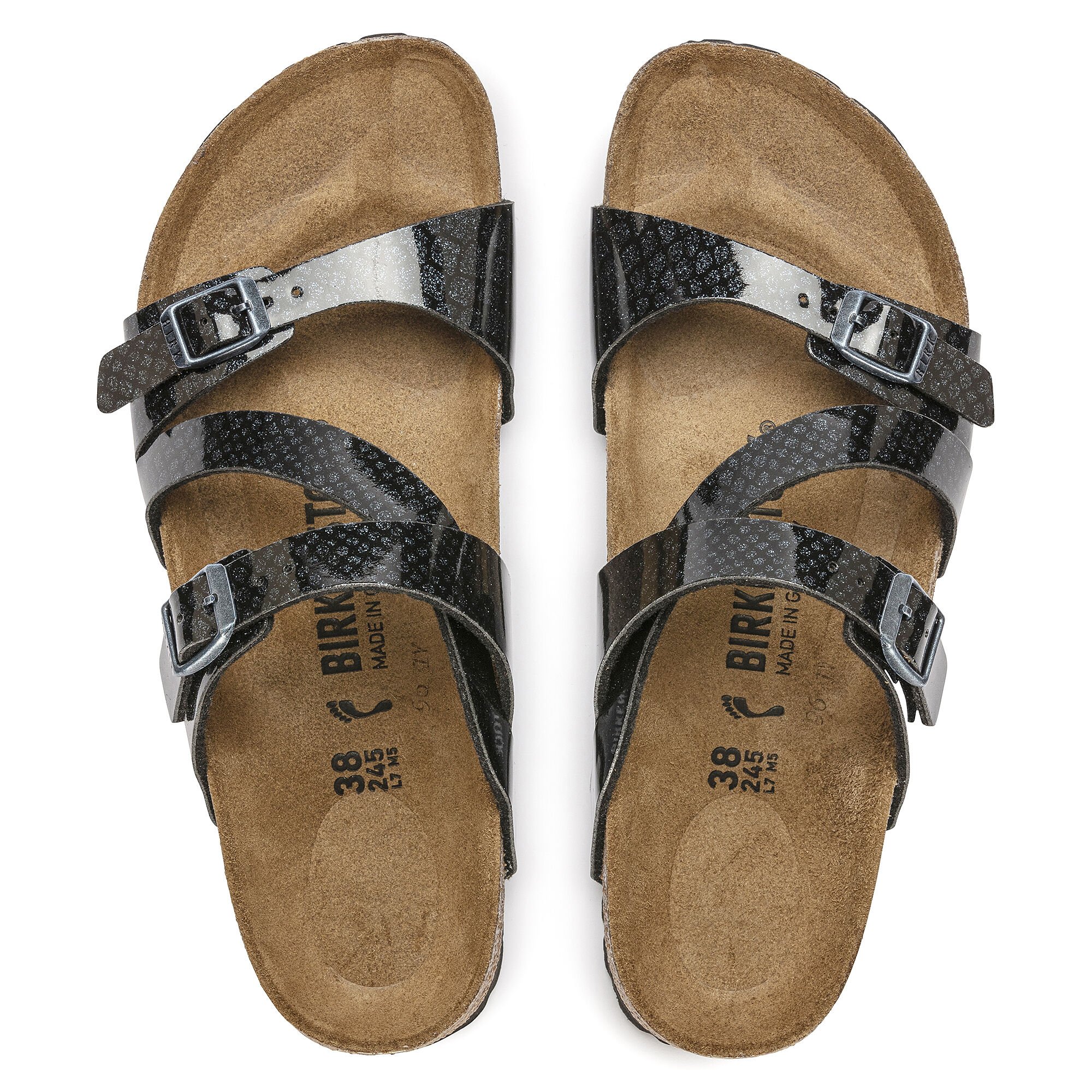 Salina Birko Flor Magic Snake Black BIRKENSTOCK
