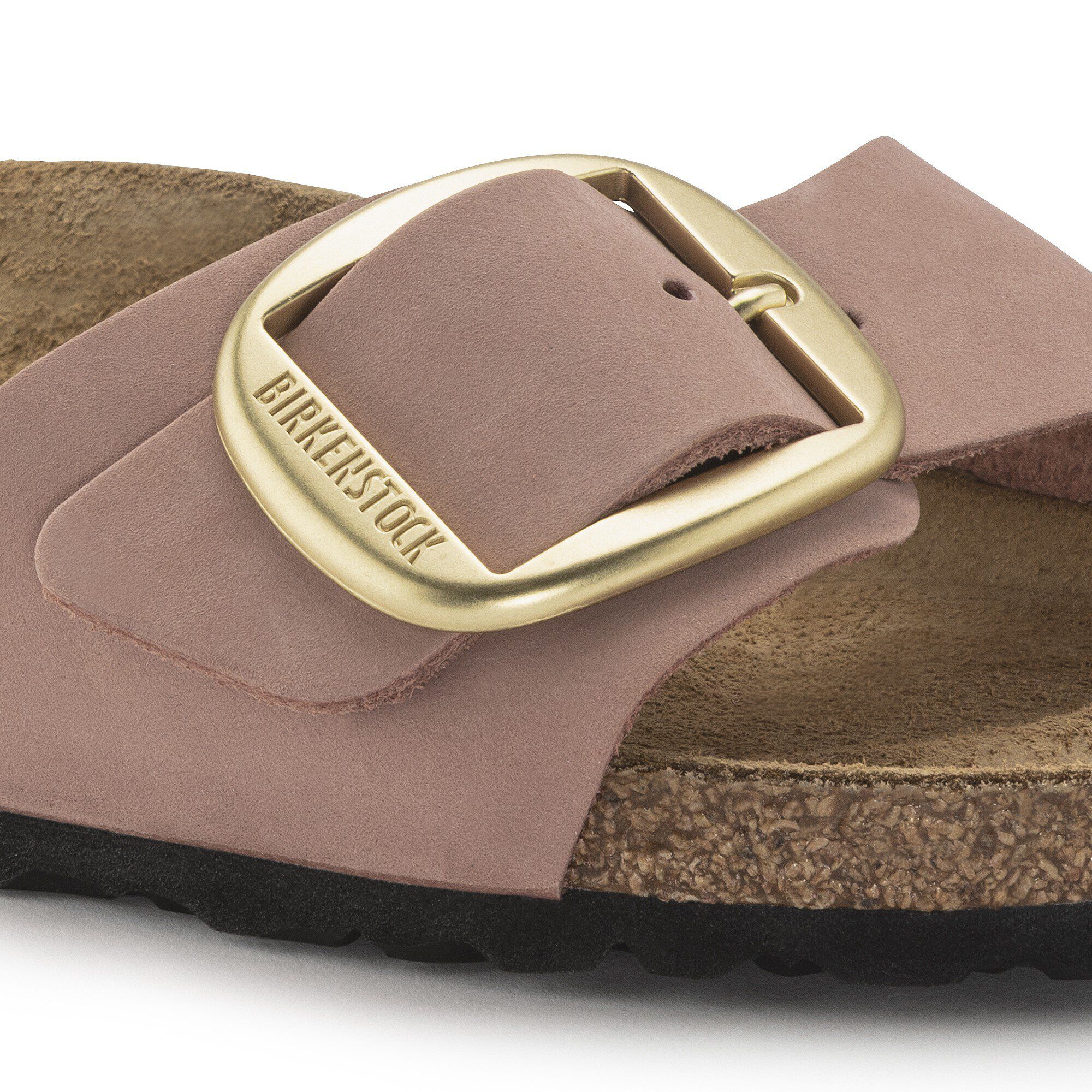 Birkenstock madrid big buckle rose gold store