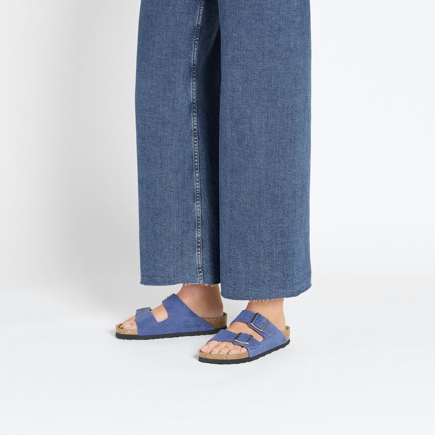 Arizona Suede Embossed Corduroy Indigo
