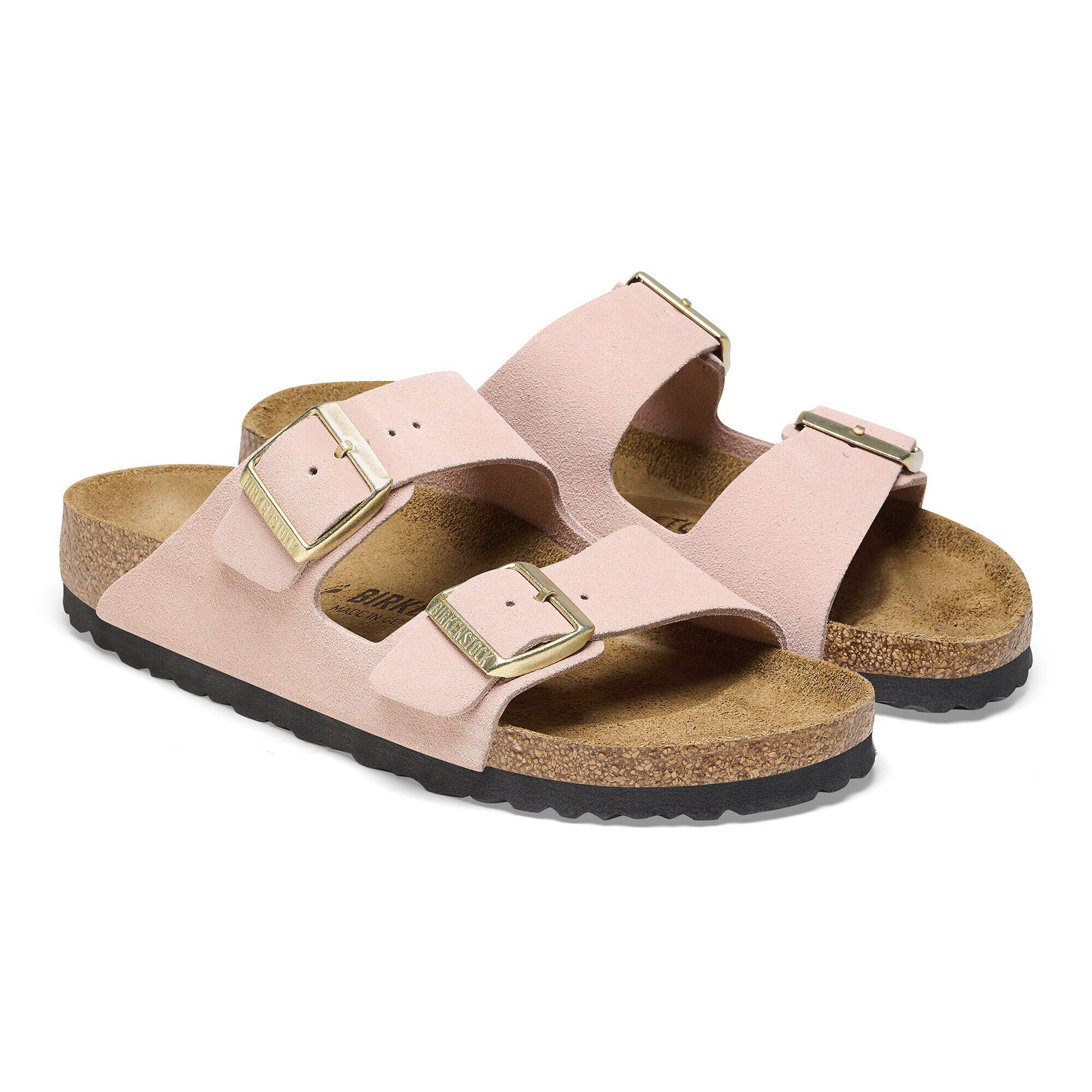 Arizona Suede Leather Light Rose BIRKENSTOCK