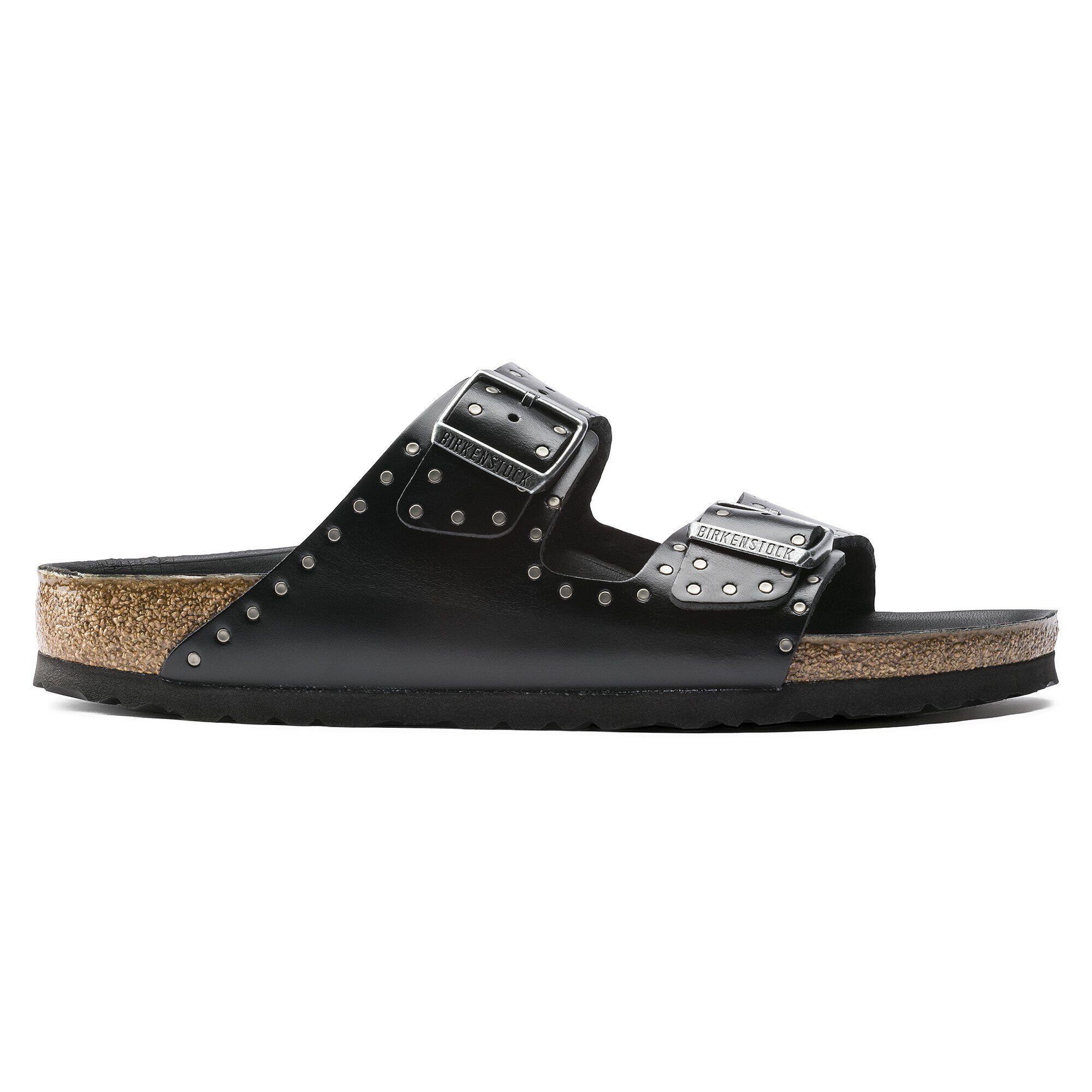 Birkenstock arizona nl injected rivets black shop