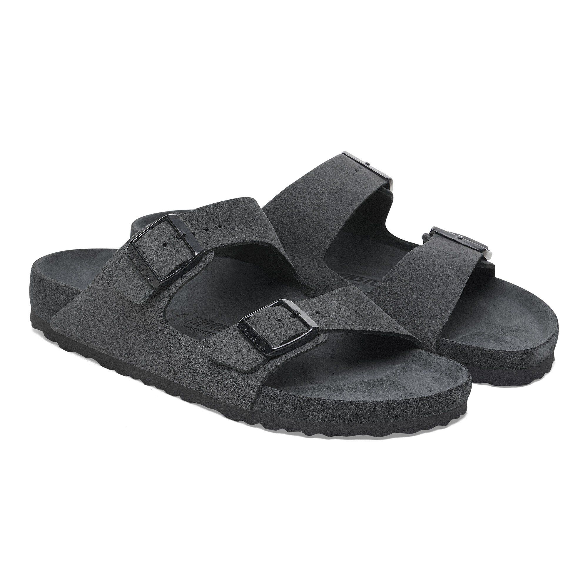 Arizona Suede Leather Charcoal | BIRKENSTOCK