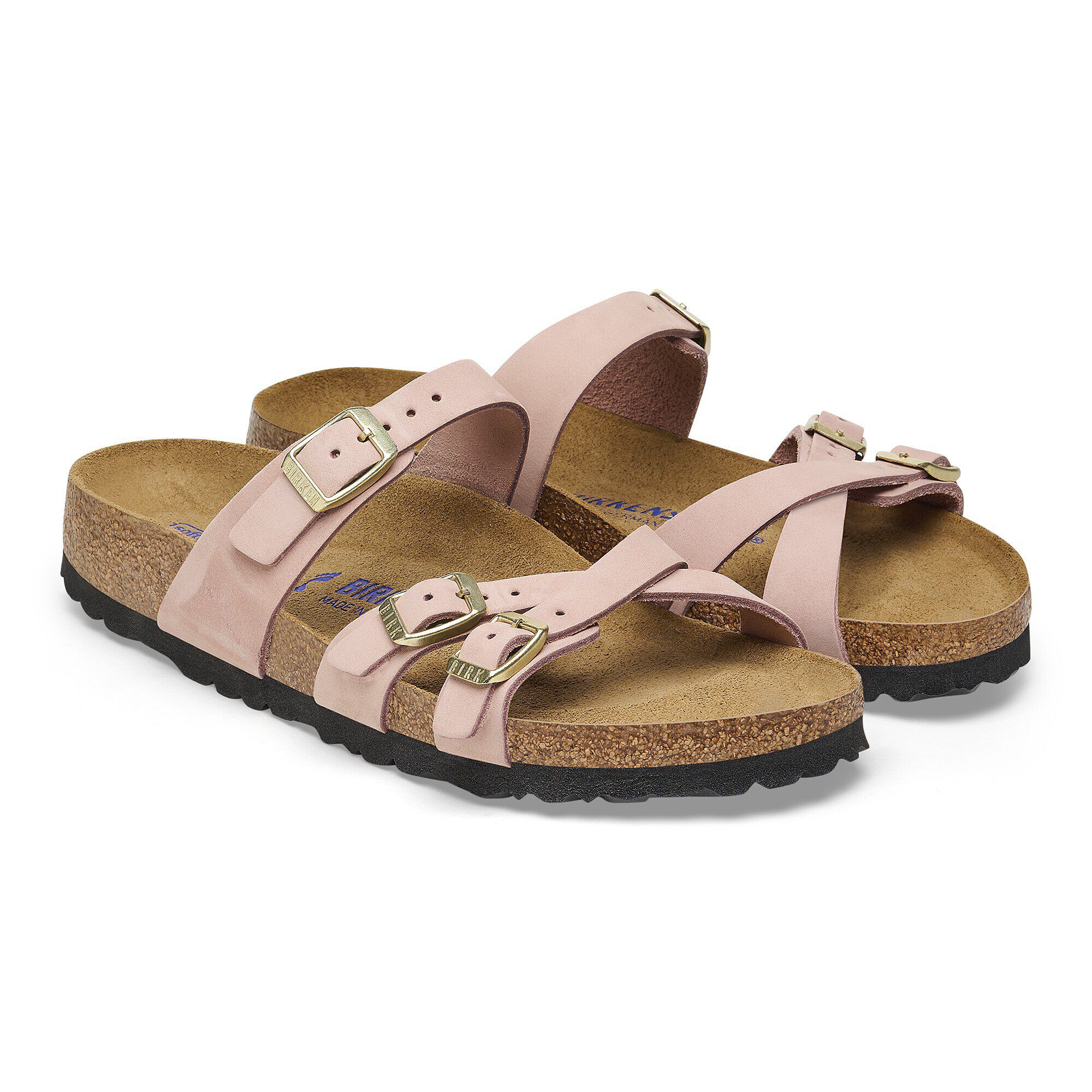 Birkenstock rose gold soft footbed discount