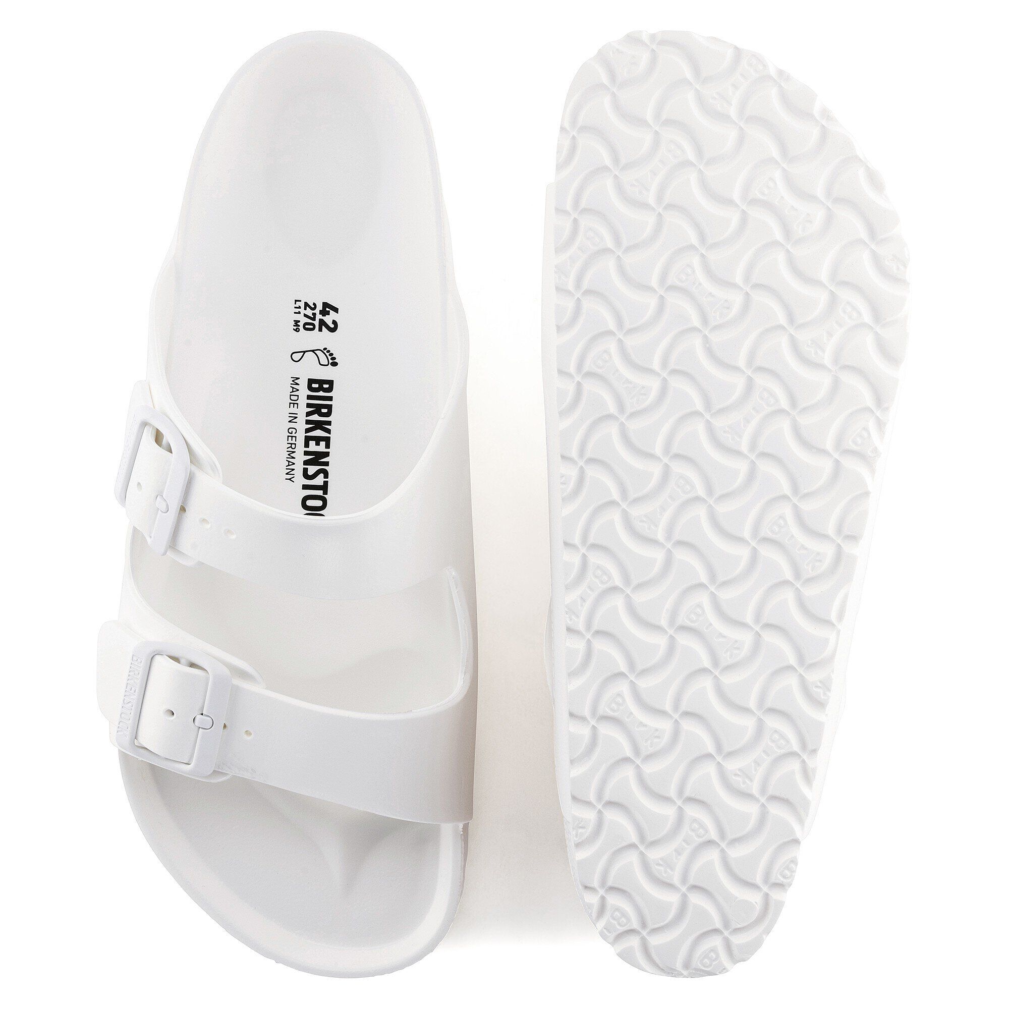 Womens white plastic birkenstocks sales