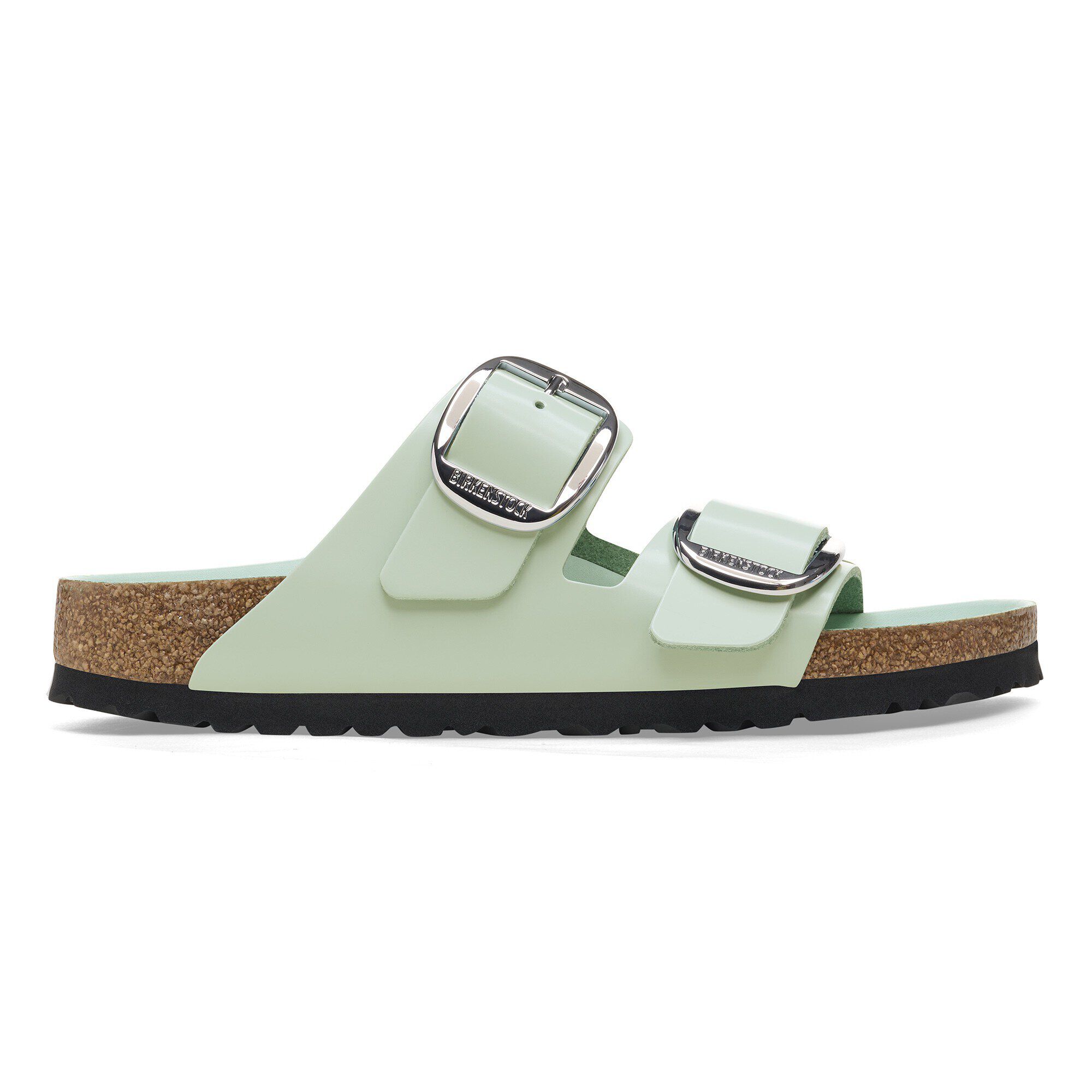 Arizona Big Buckle Natural Leather Patent High Shine Surf