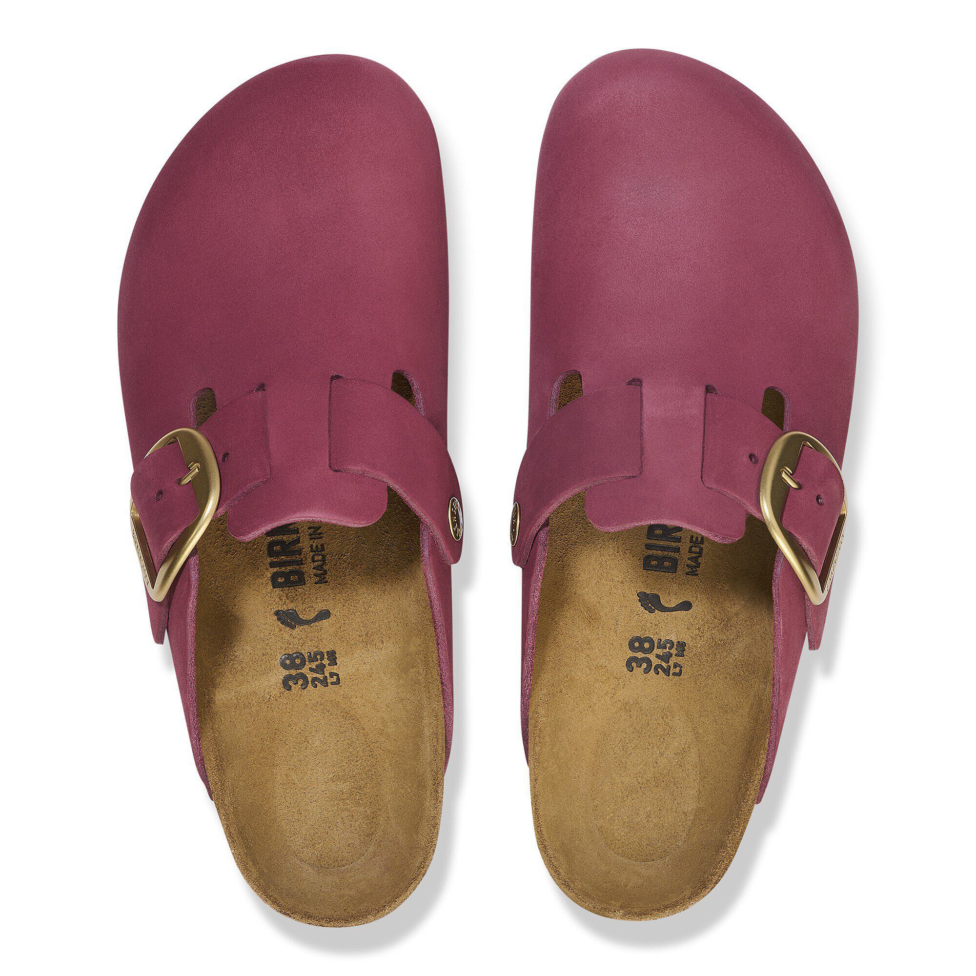Boston Big Buckle Nubuck Leather Berry Crush | BIRKENSTOCK Boston Big Buckle Nubuck Leather Berry Crush | BIRKENSTOCK