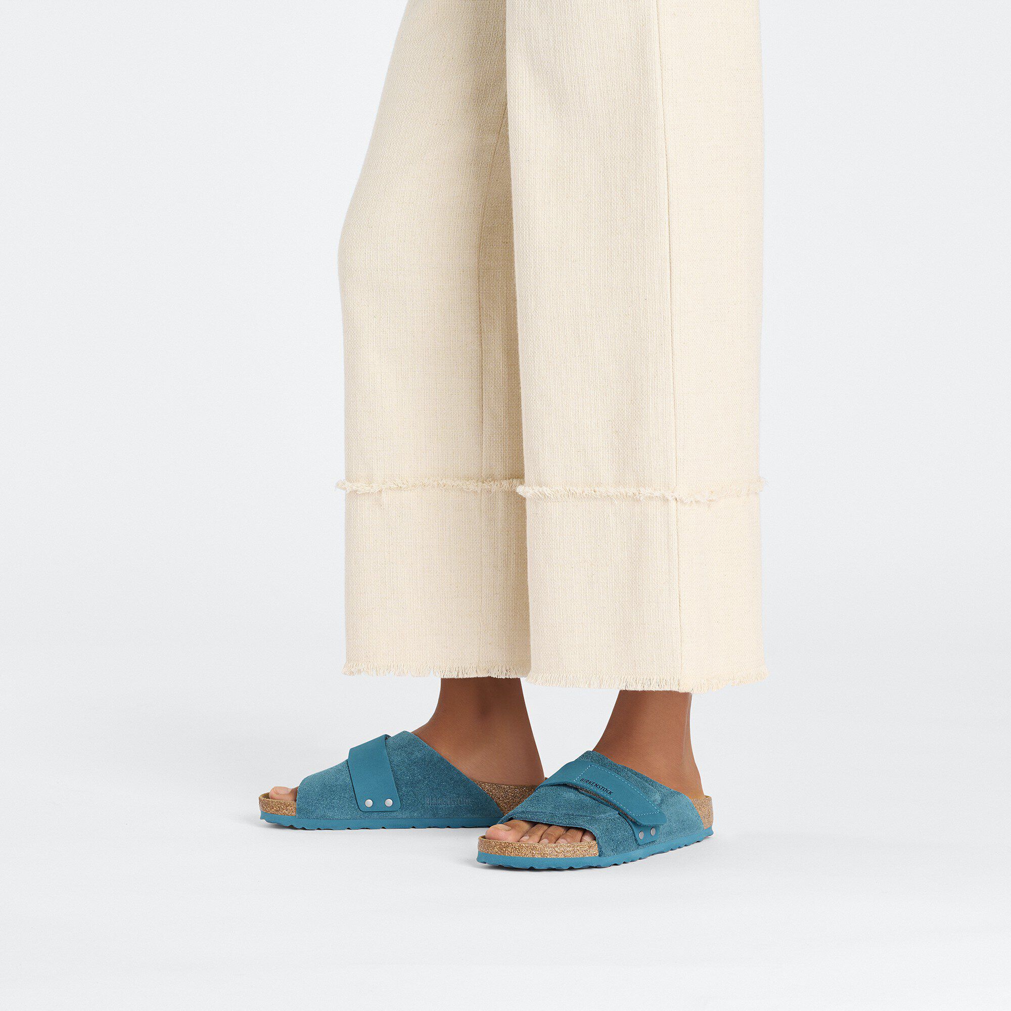 Kyoto Suede Leather Deep Turquoise | BIRKENSTOCK