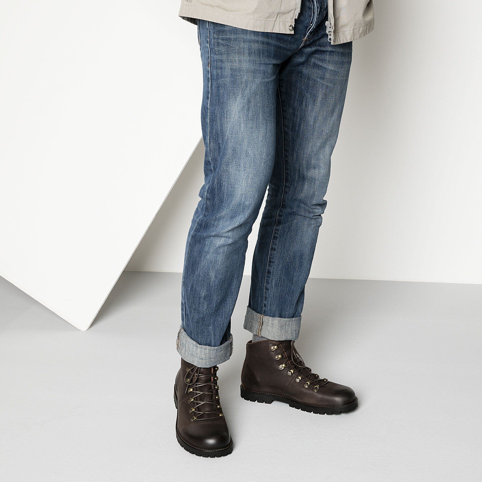 Hancock Nubuck Leather Dark Brown BIRKENSTOCK