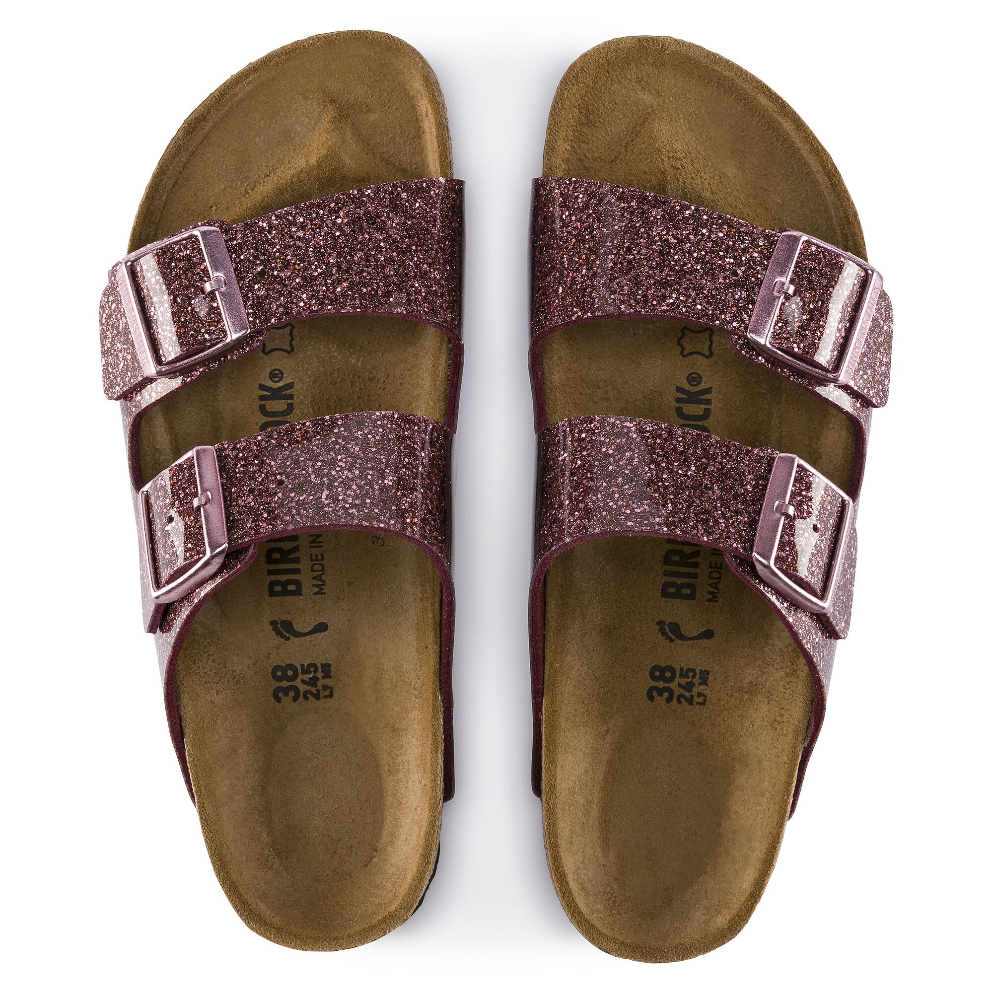 Sparkly top birkenstock sandals