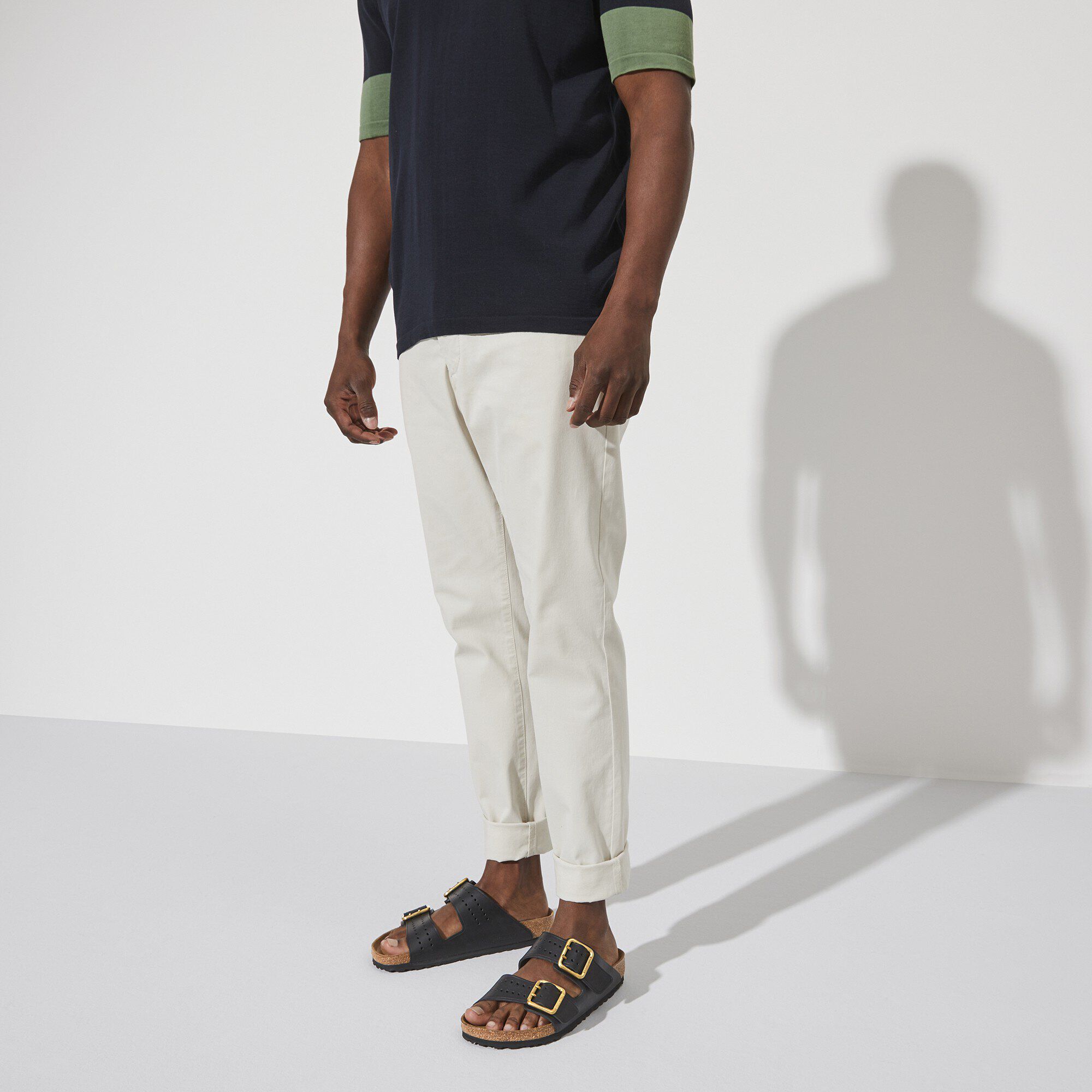 【わん】Birkenstock Arizona Bold Gap ブラック Arizona Bold Leather Black | BIRKENSTOCK