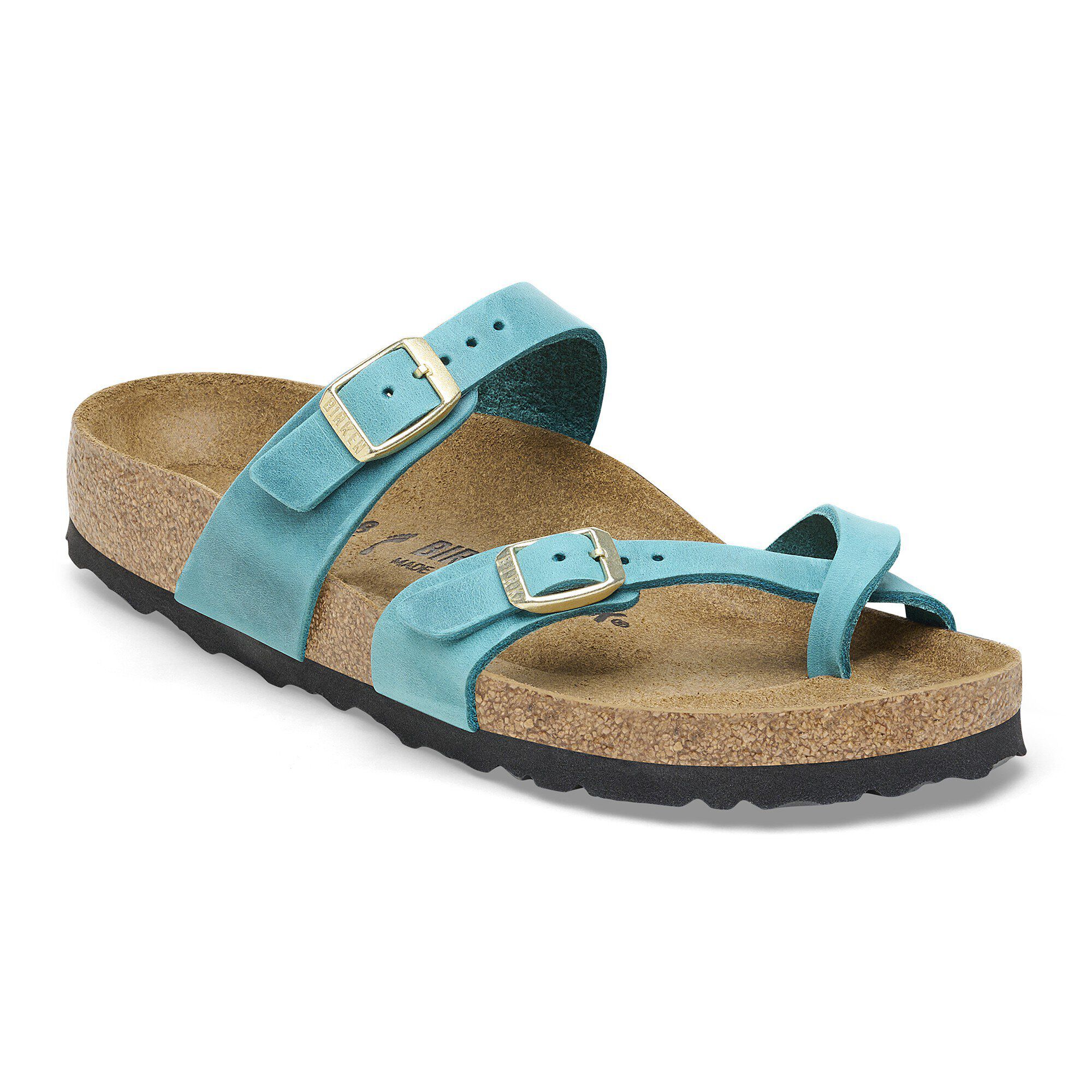 Birkenstock mayari blue oiled leather hotsell