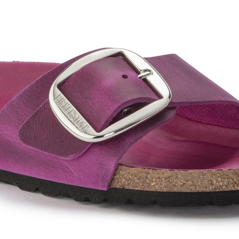 Madrid Big Buckle Natural Leather Oiled