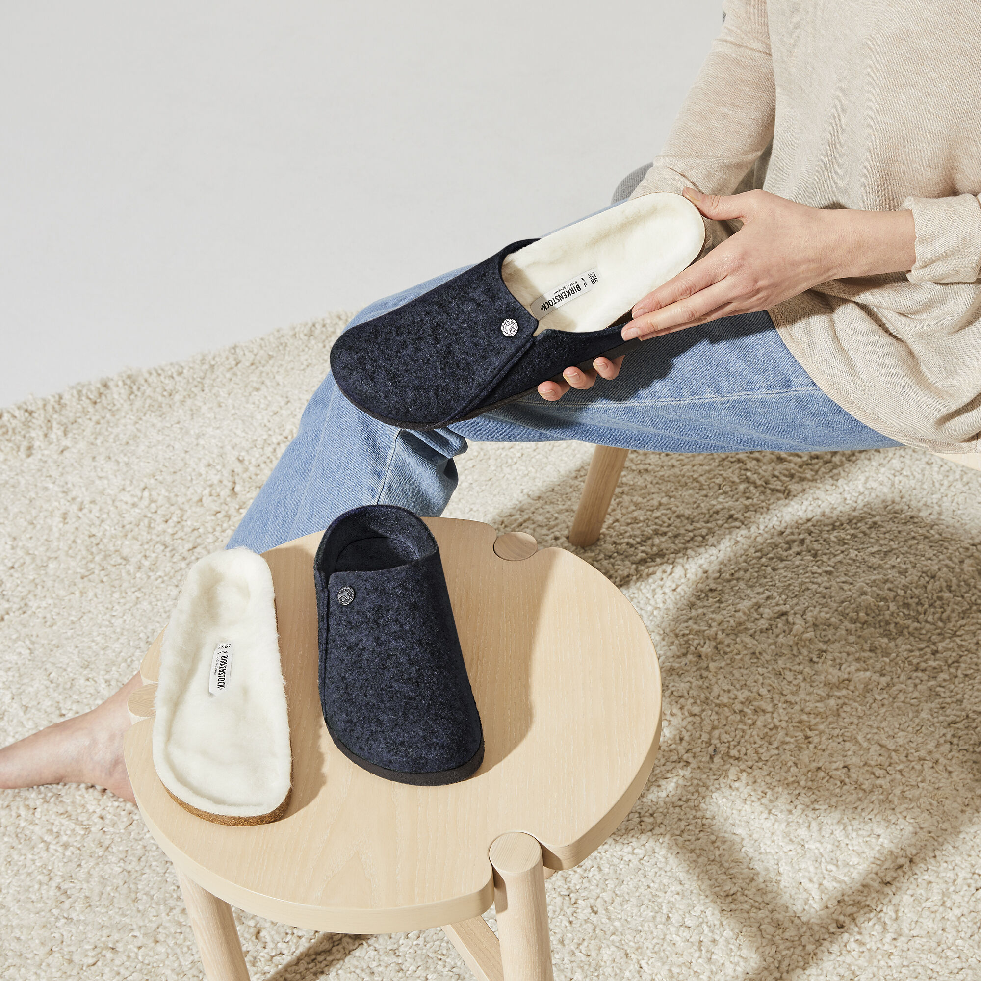 Birkenstock zermatt blue sales