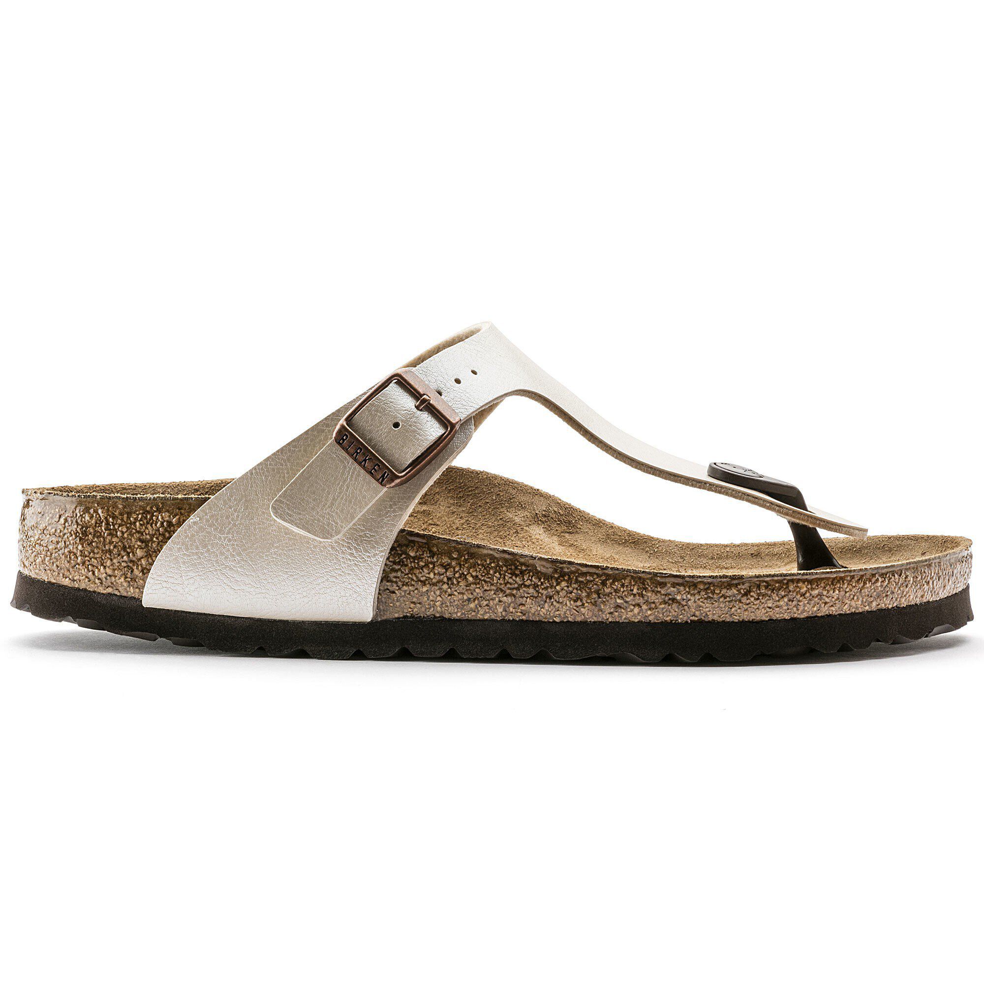 Gizeh Birko Flor Graceful Pearl White BIRKENSTOCK