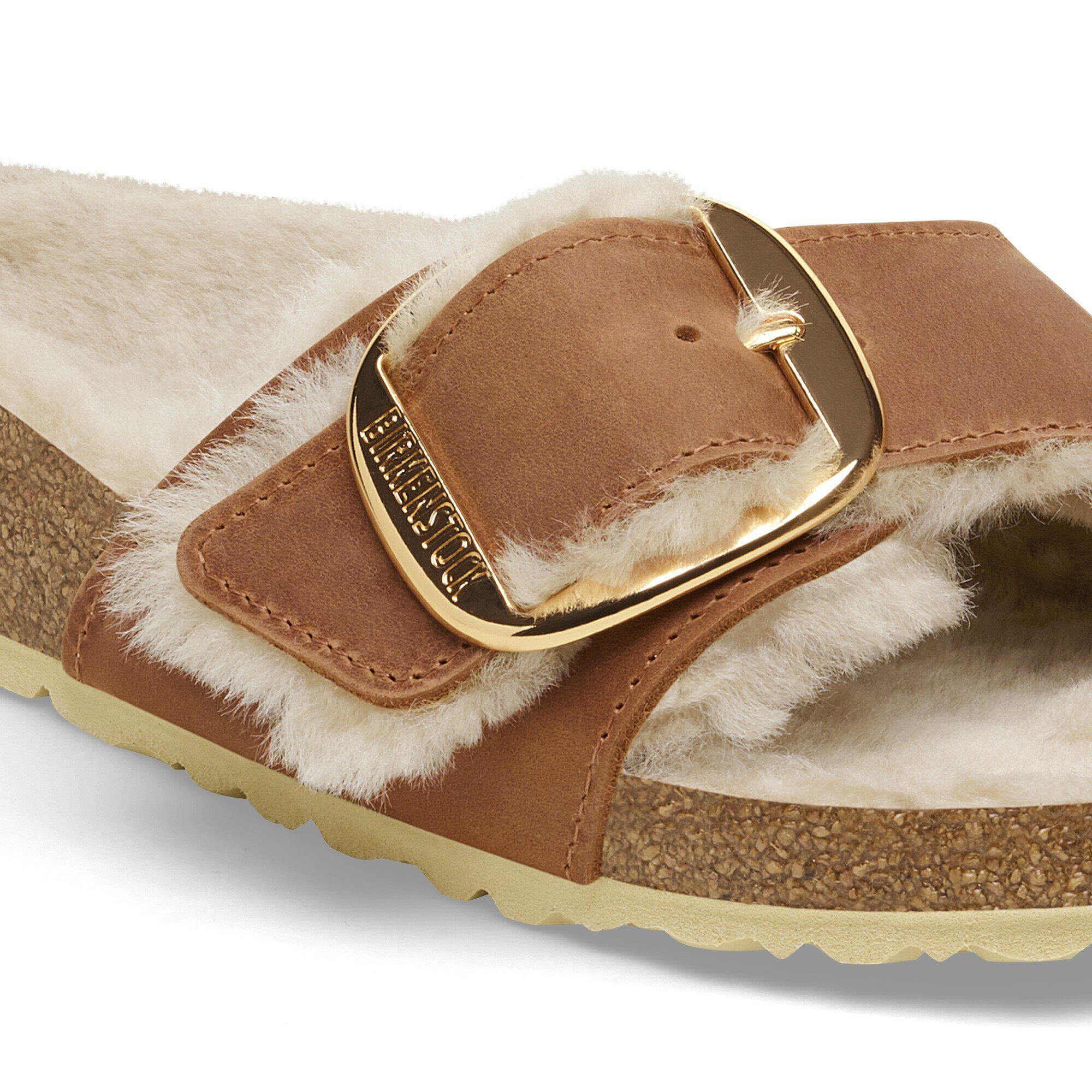 Birkenstock madrid cognac big buckle shop