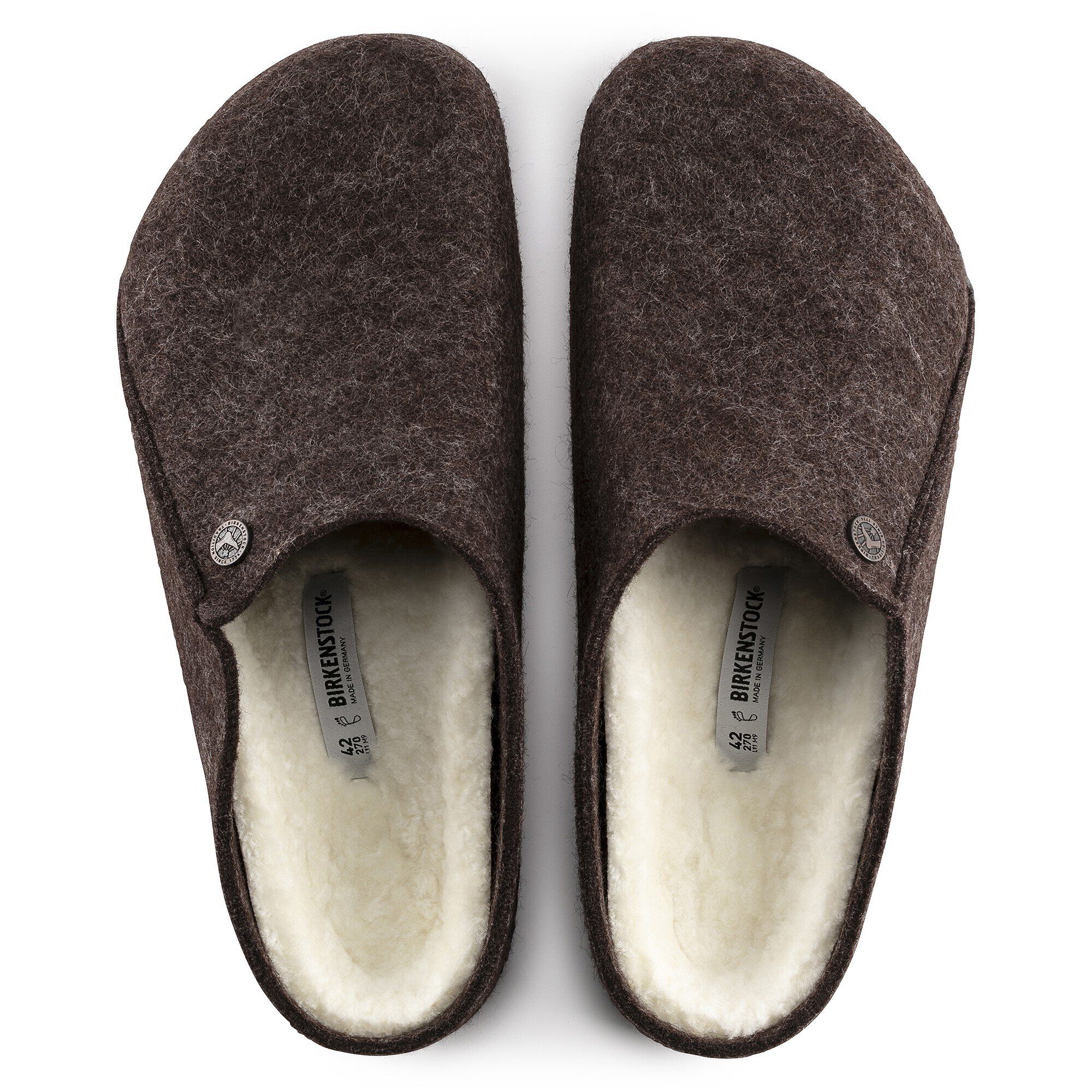Zermatt Shearling Wool Felt Mocha BIRKENSTOCK