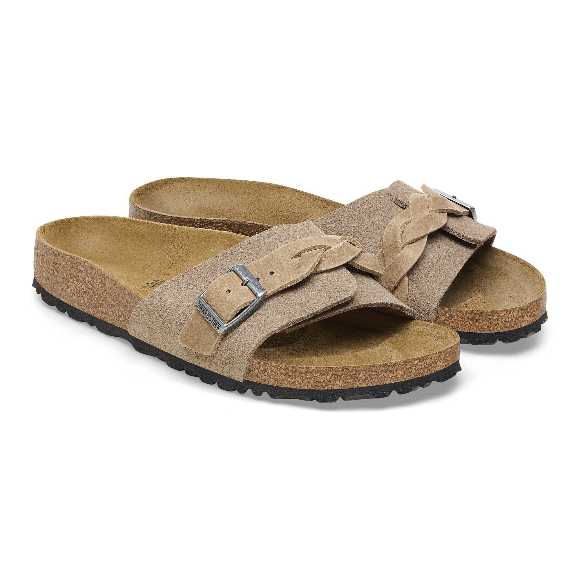 Oita Braided Suede Leather Taupe | BIRKENSTOCK