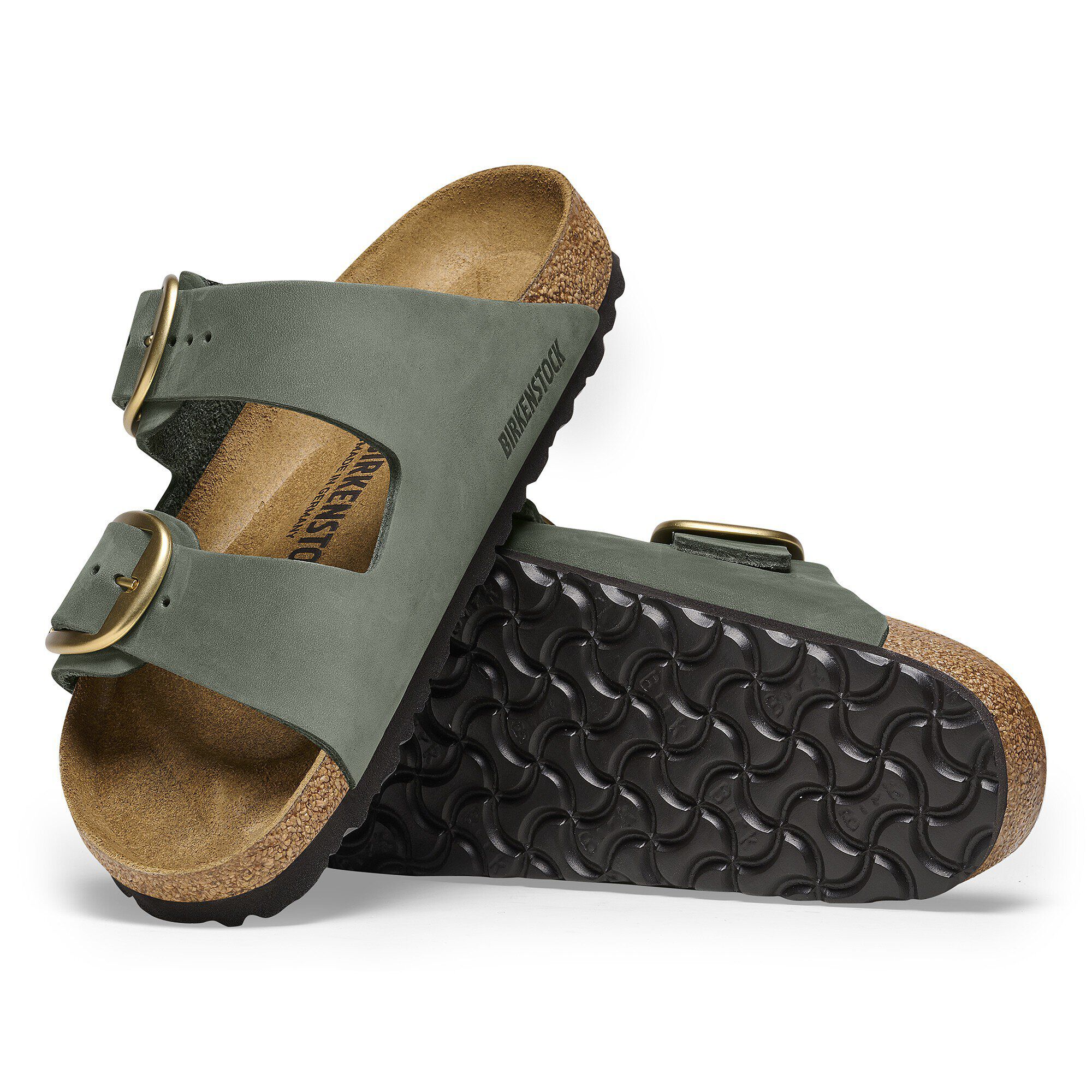 Arizona Big Buckle Nubuk Leather