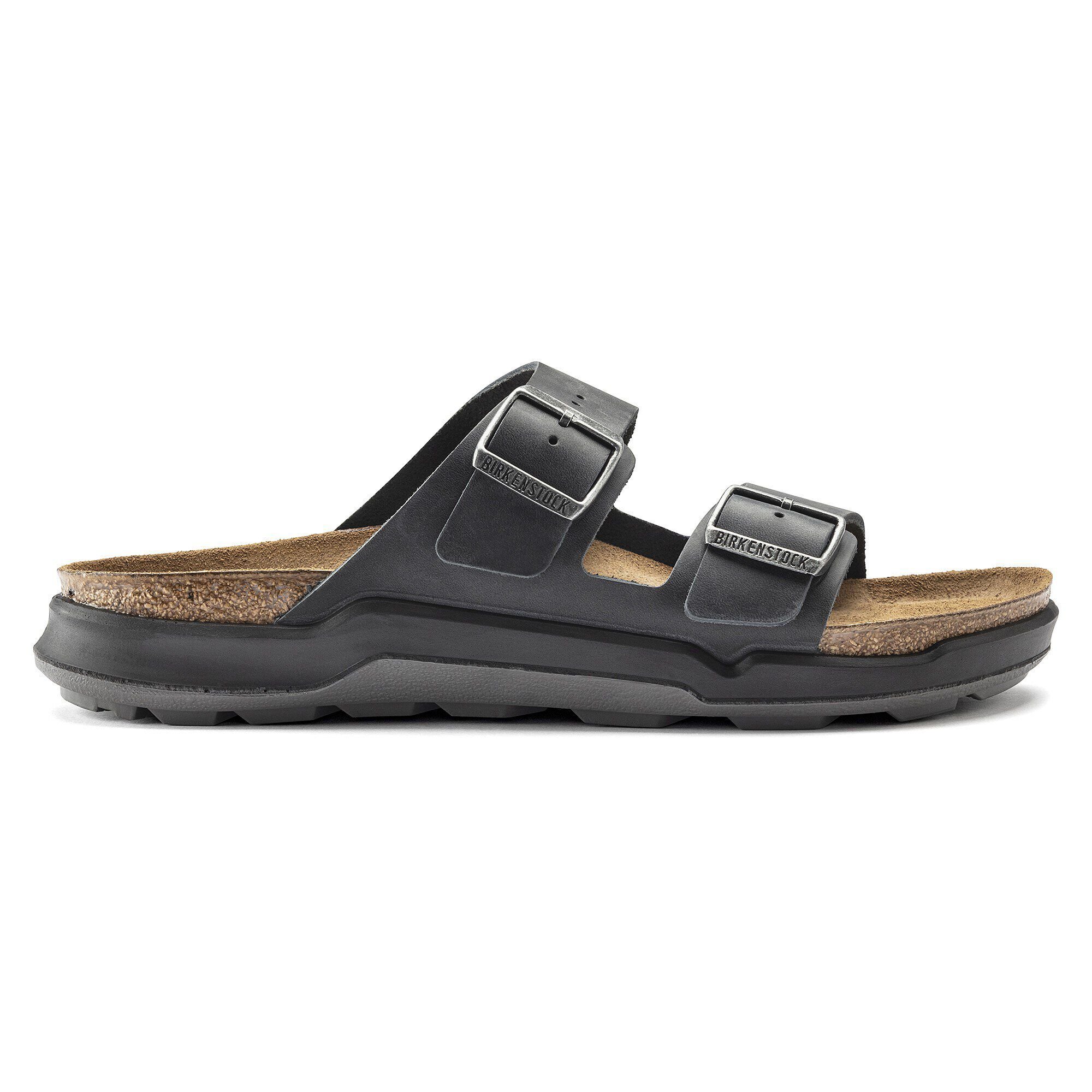 ［大人気！］BIRKENSTOCK ARIZONA SANDALS 1011075BLACK Birkenstock ARIZONA BIG BUCKLE Black Oiled Leather Sandals