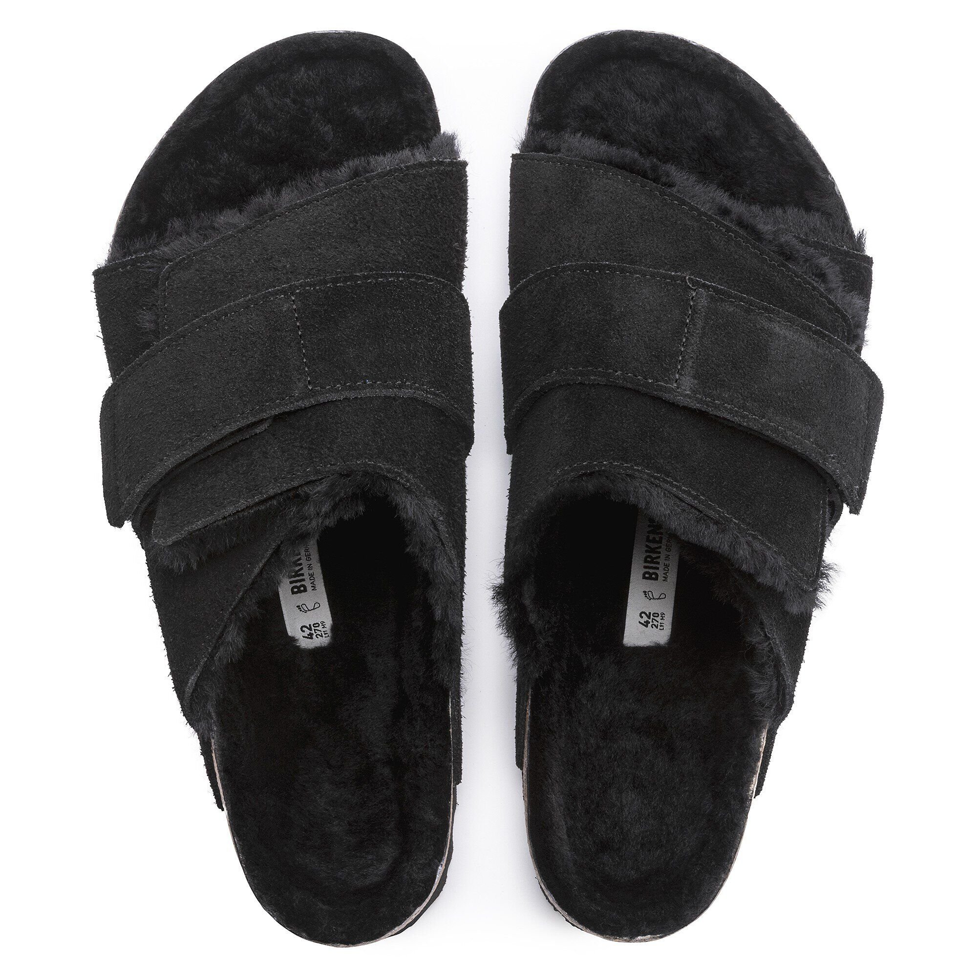 【美品】BIRKENSTOCK Kyoto Shearling 40 BLACK Kyoto Shearling Suede Leather Black | BIRKENSTOCK