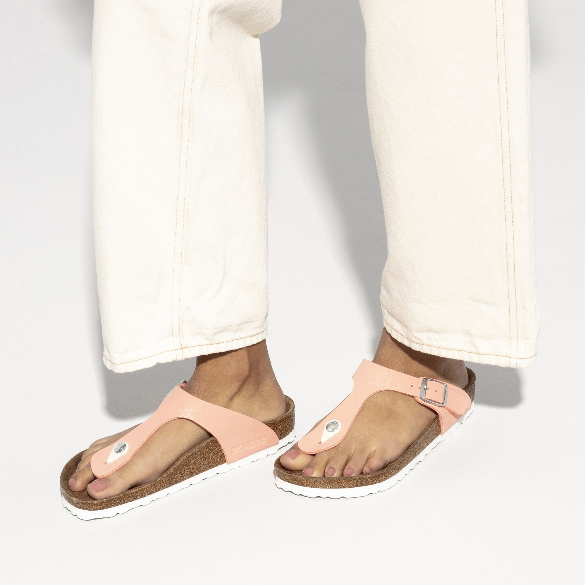 Birkenstock gizeh best sale vegan brushed rose