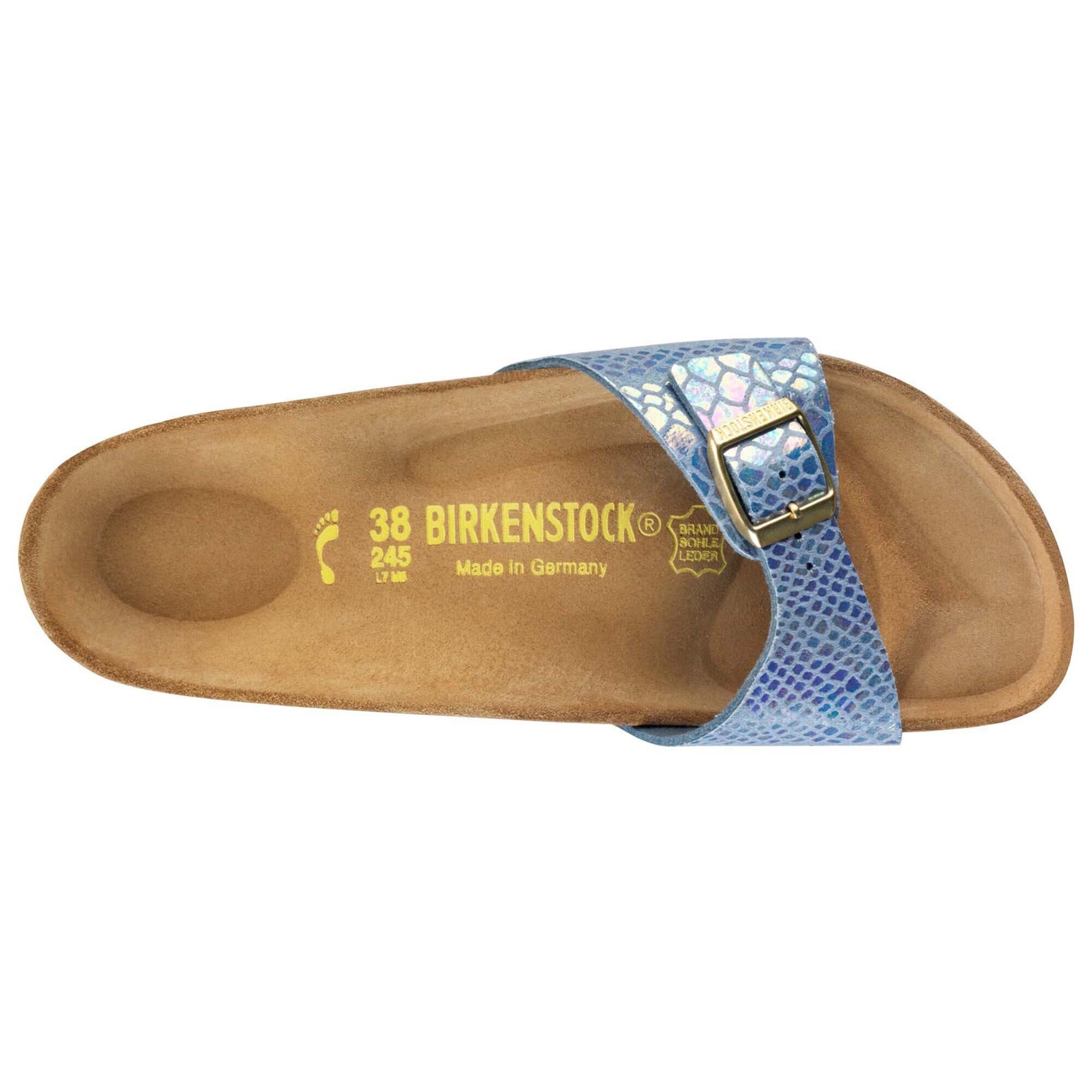 Birkenstock arizona shiny snake sky shop