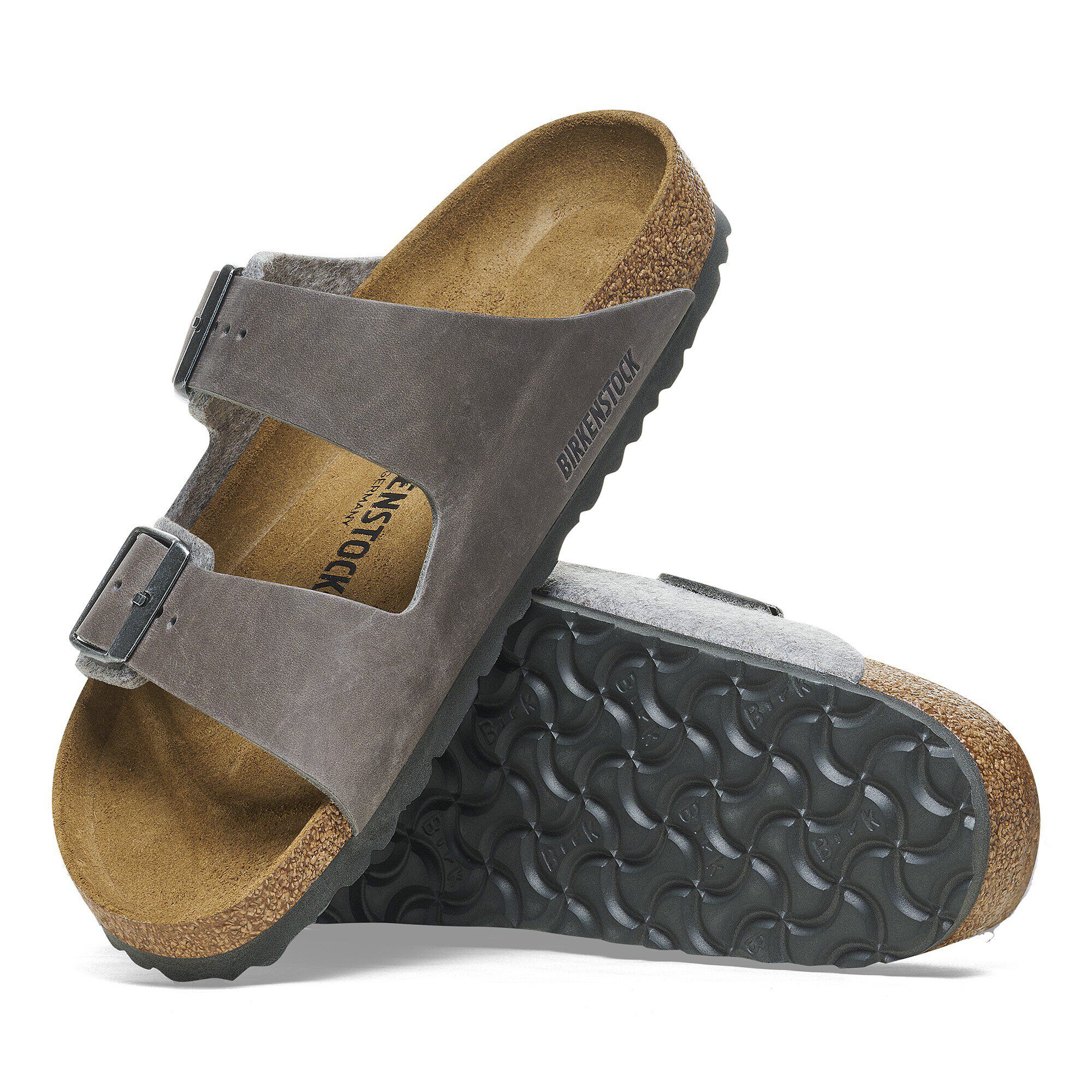 Birkenstock Arizona Black Patent Womens Sandals Size 37 EU