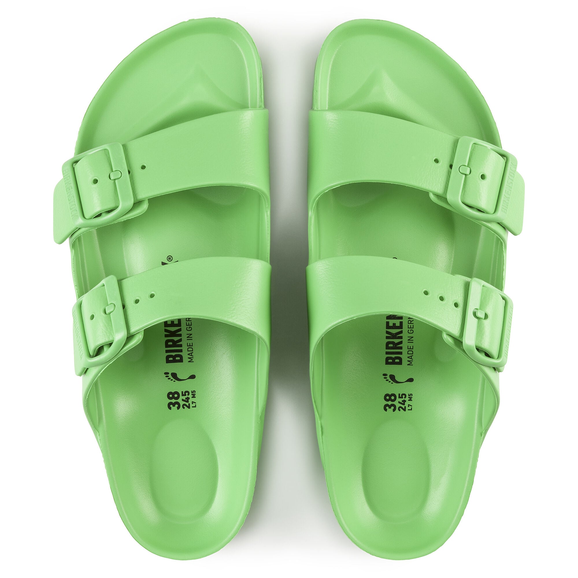 birkenstock arizona eva neon green