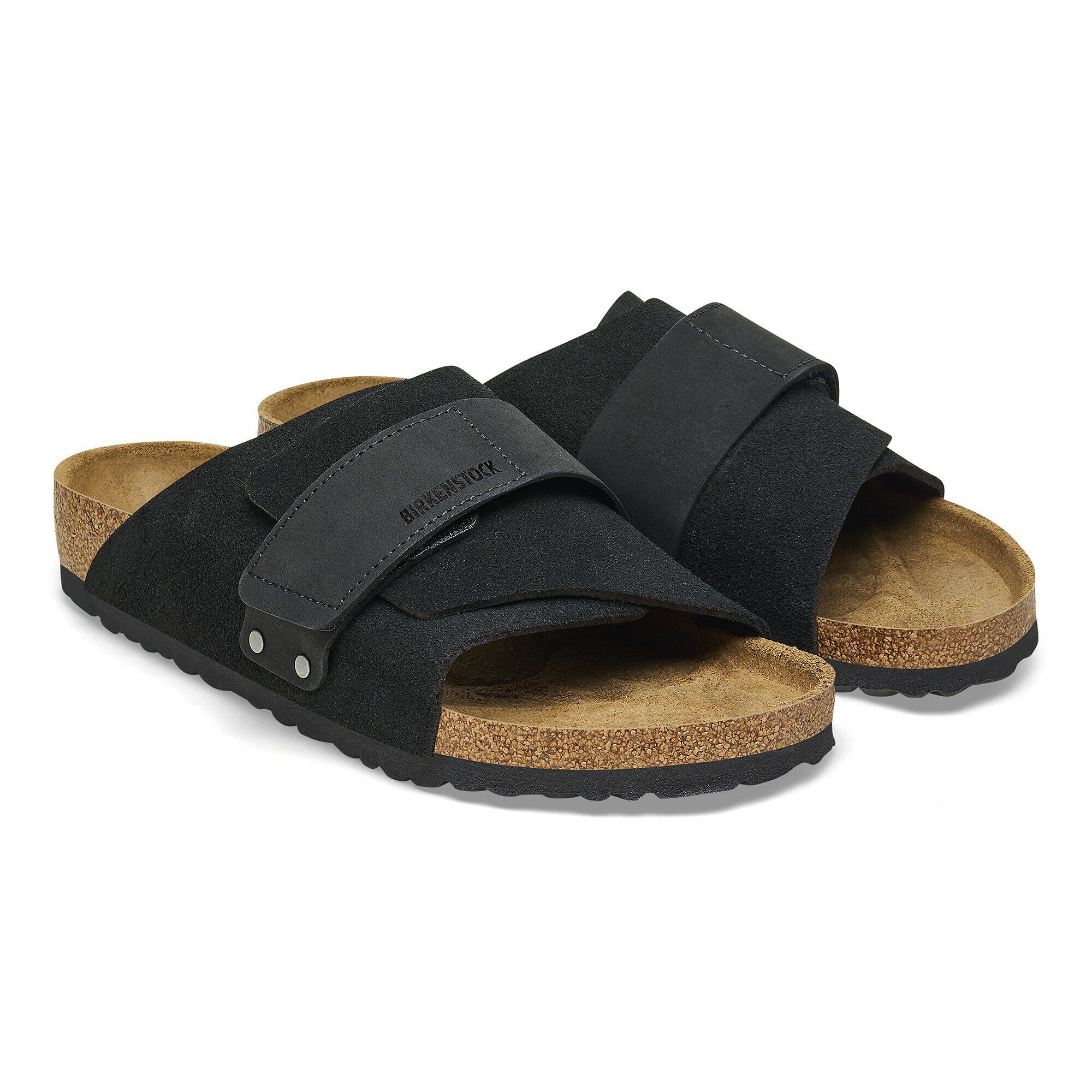 Kyoto Nubuck-Suede Leather Black | BIRKENSTOCK