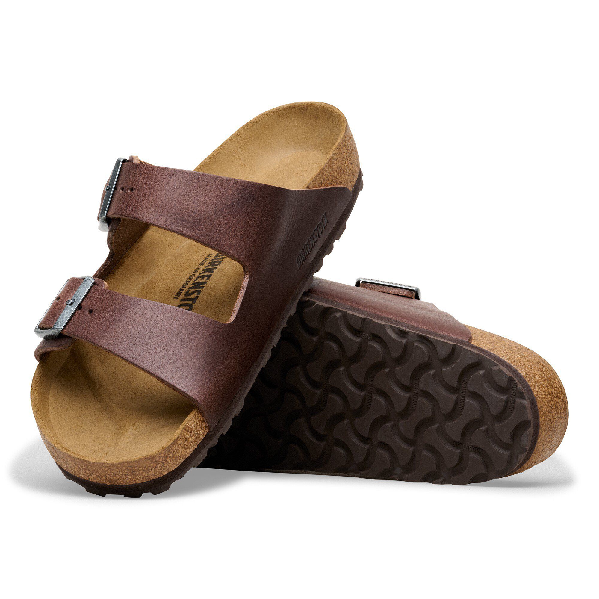 Arizona Grip Leather Vintage Wood Roast | BIRKENSTOCK