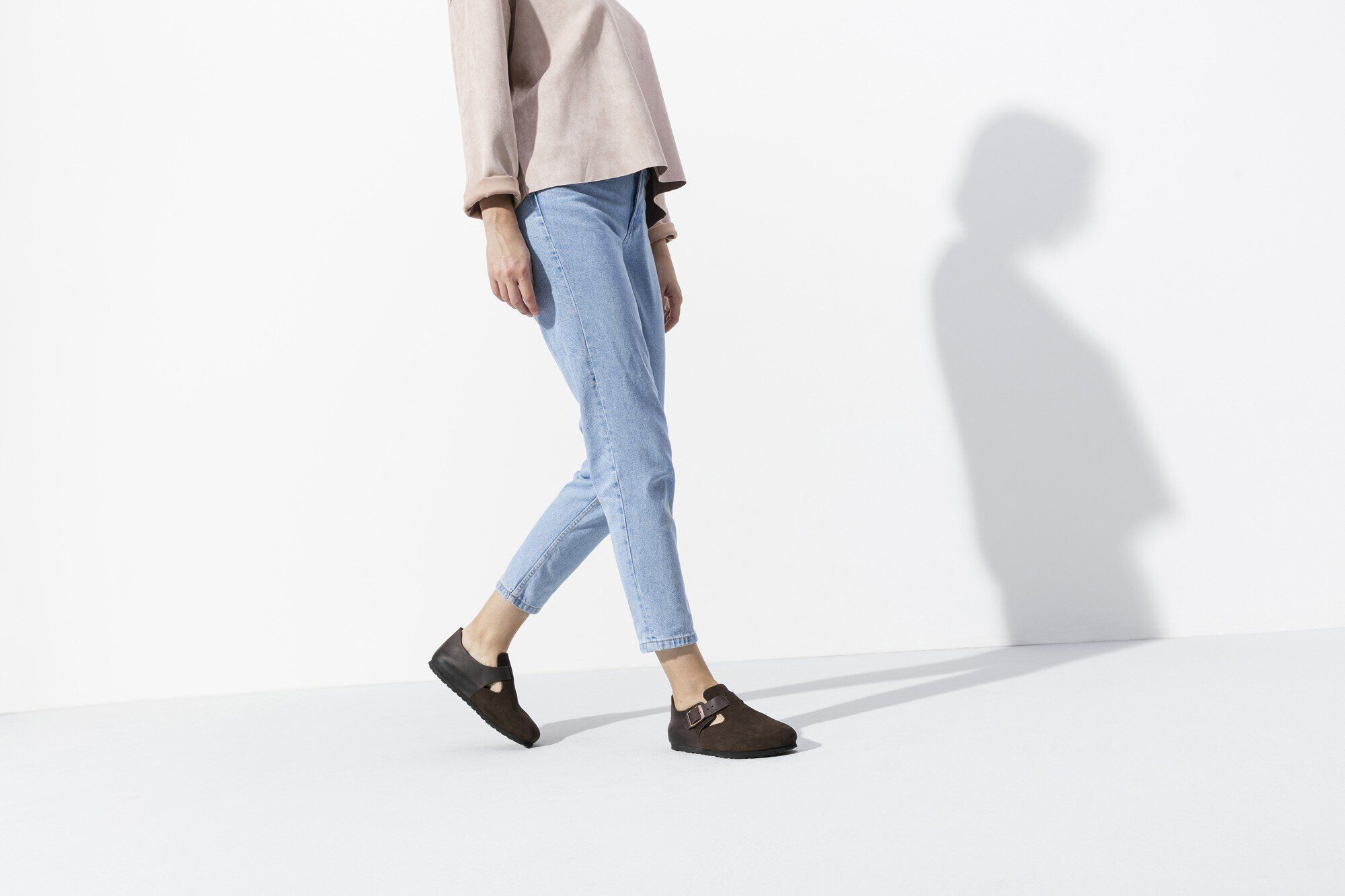 Birkenstock london suede leather clearance