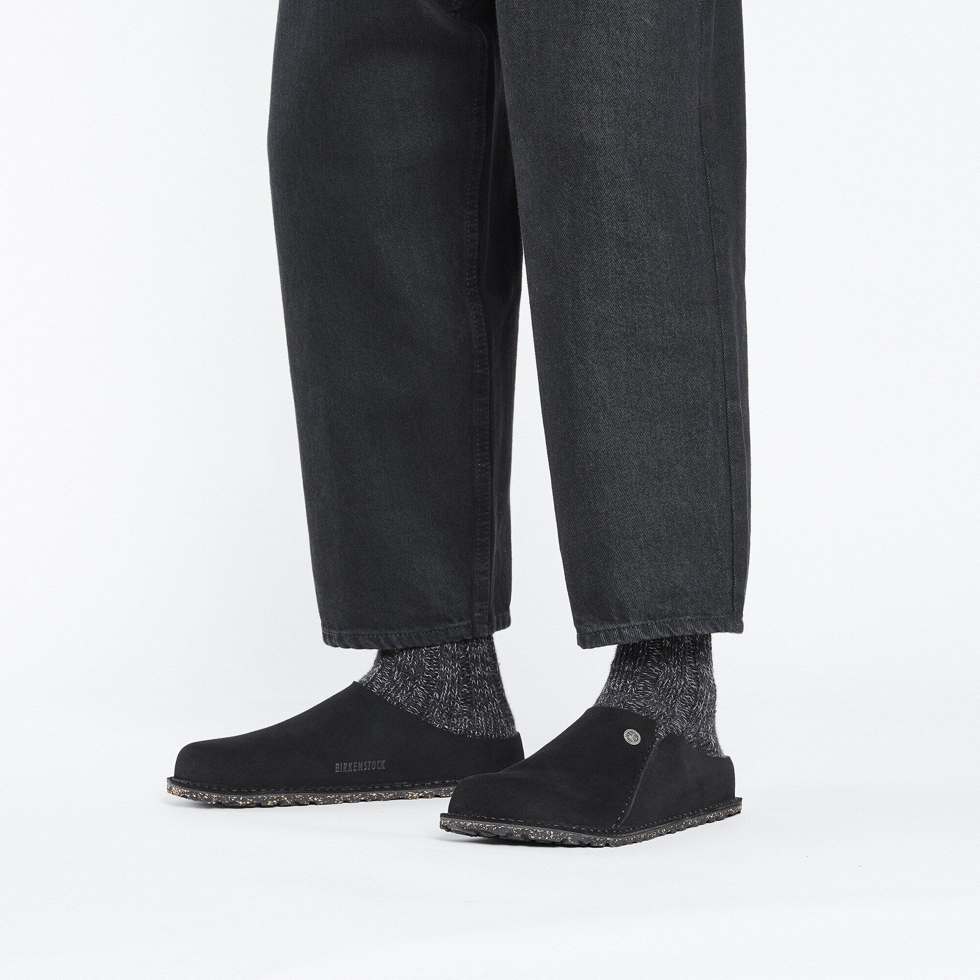 Zermatt Premium Suede Leather Black | BIRKENSTOCK