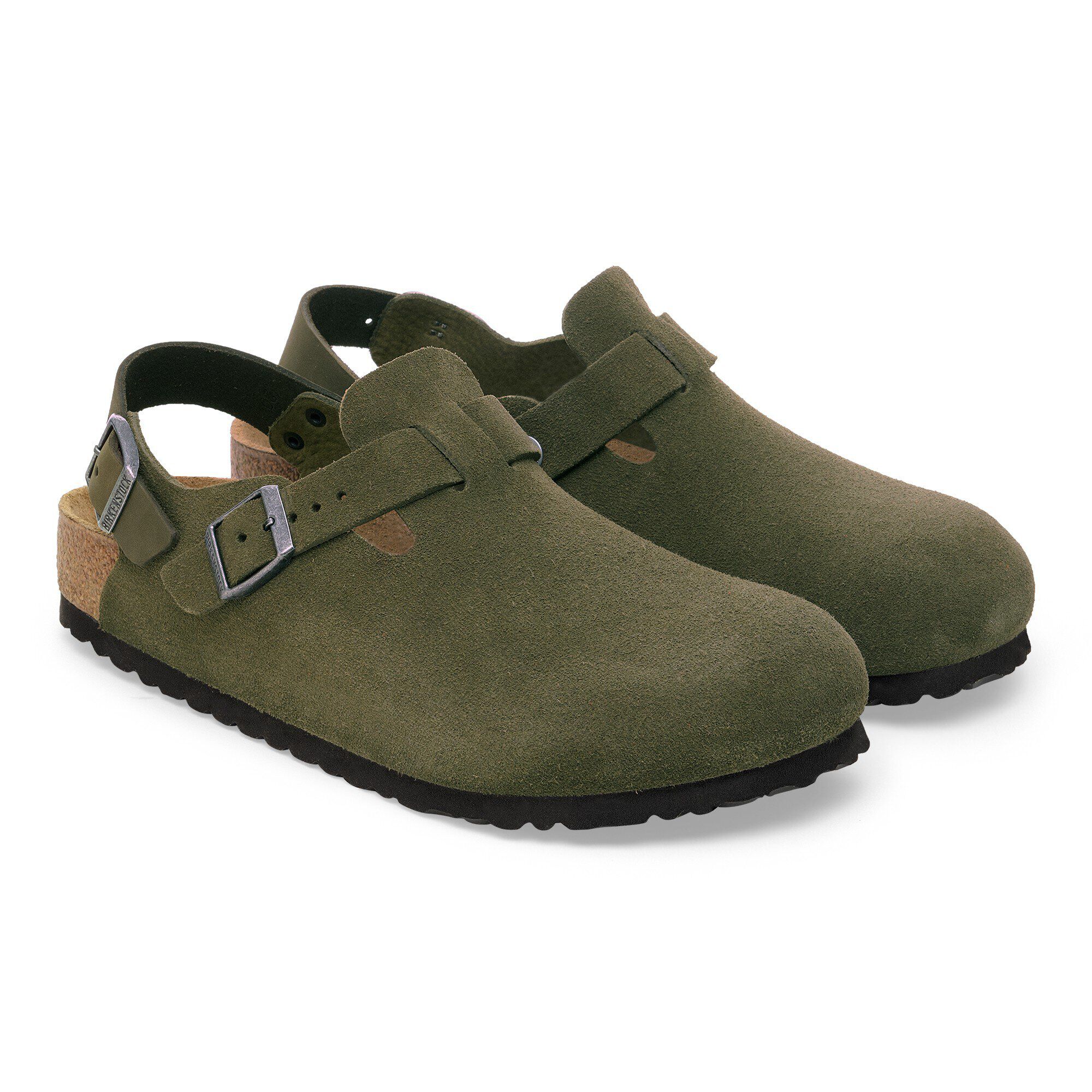 サンダル BIRKENSTOCK SS25 'Tokio' sabots (1029913 THYME) Tokio Suede Leather Thyme | BIRKENSTOCK