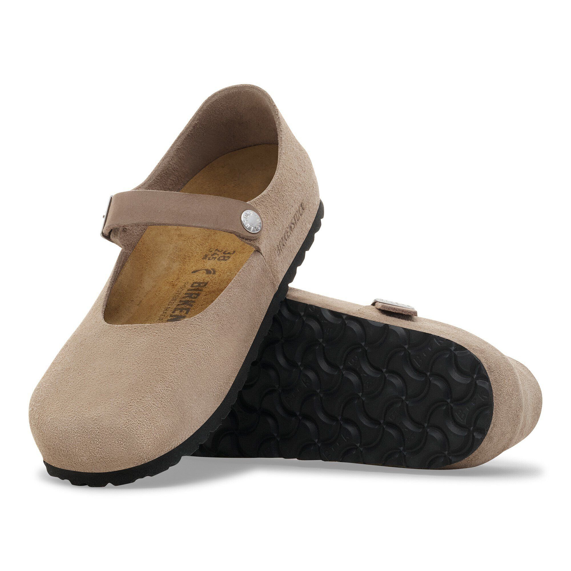 BIRKENSTOCK マントヴァ(MANTOVA) 39 Mantova Suede Leather Taupe | BIRKENSTOCK