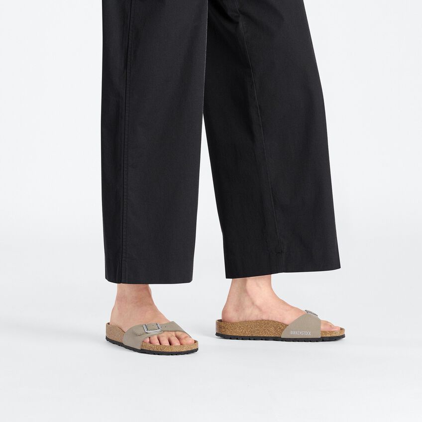 Birkenstock Madrid Vegan - Gray Taupe Birkenstock Madrid Vegan - Gray Taupe