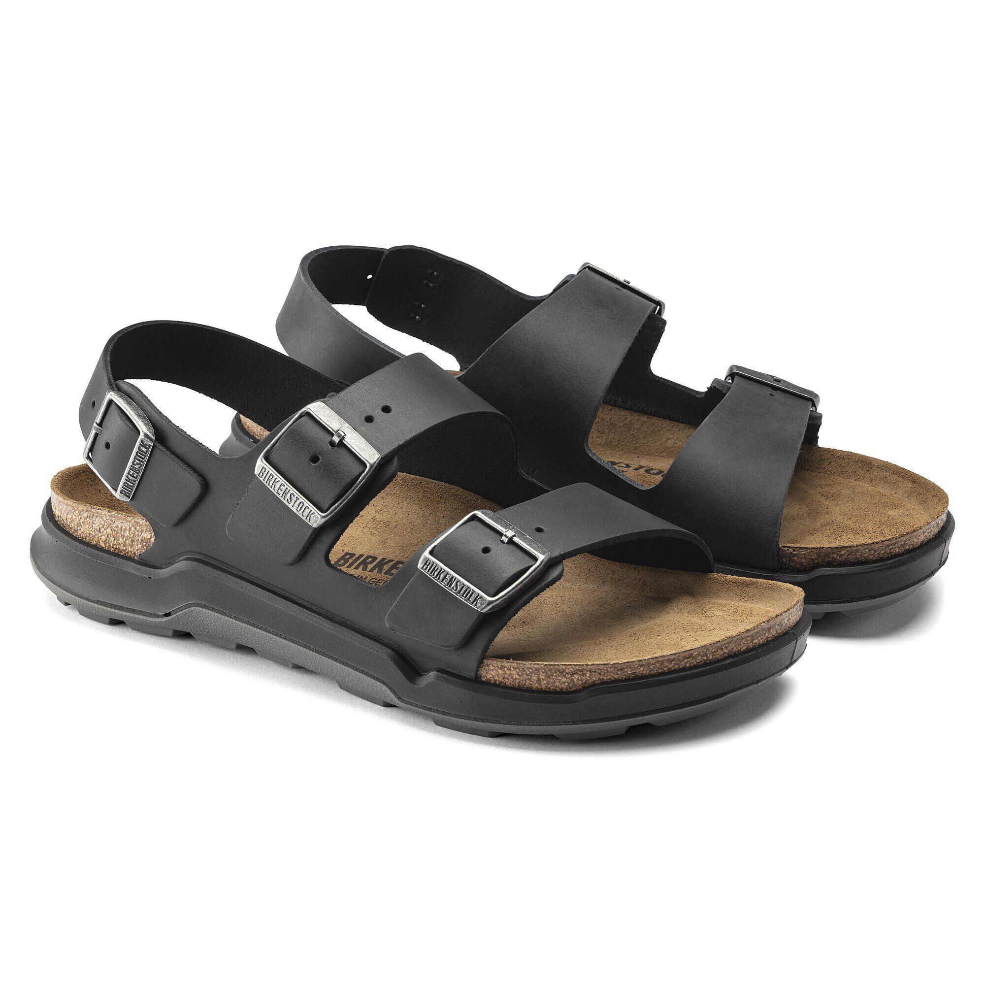 Milano Crosstown Men Oiled Leather Black | BIRKENSTOCK