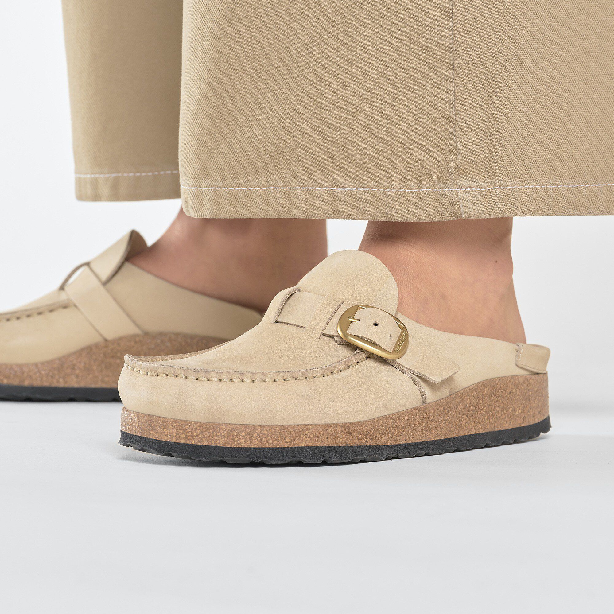 Buckley Nubuck Leather Sandcastle | BIRKENSTOCK