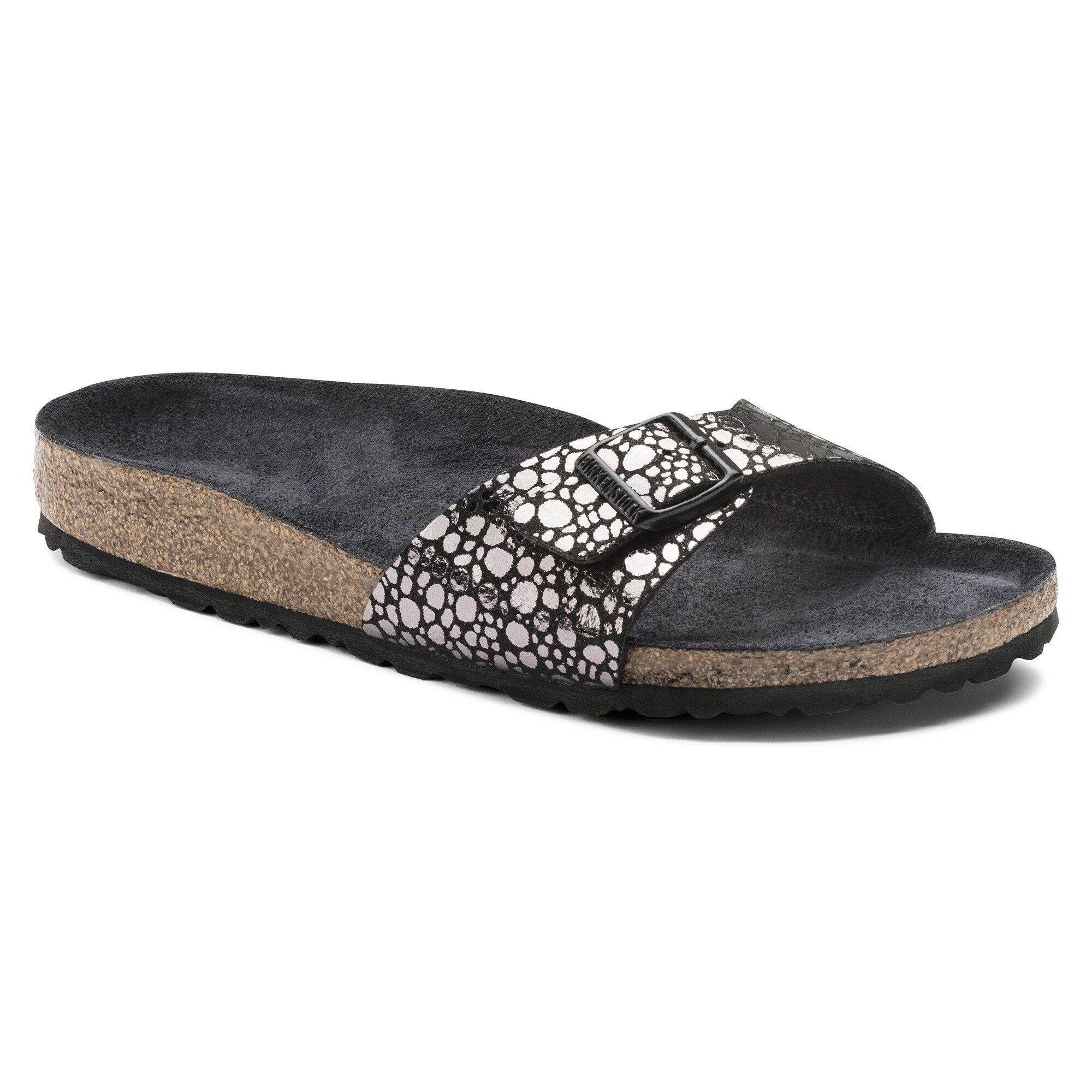 Madrid Birko Flor Metallic Stones Black