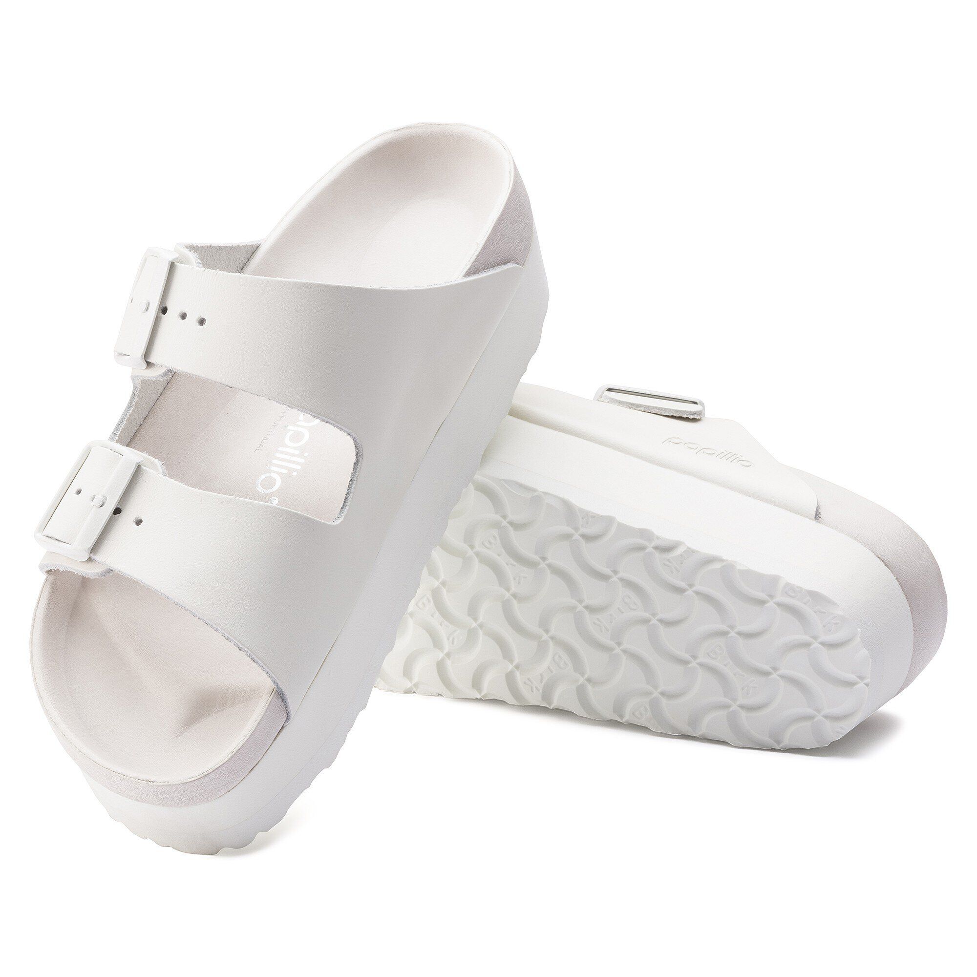 White platform birkenstocks 2025