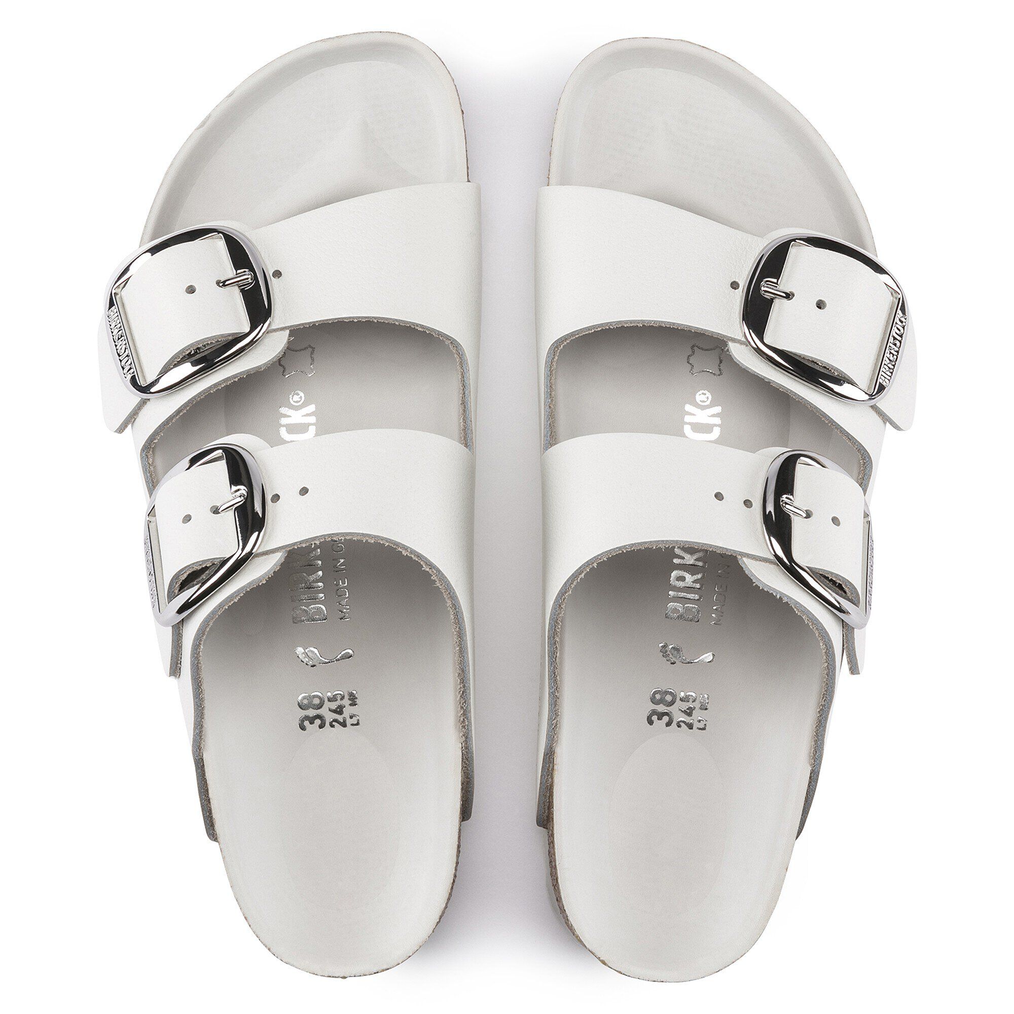 Birkenstock arizona hotsell nubuck leather white