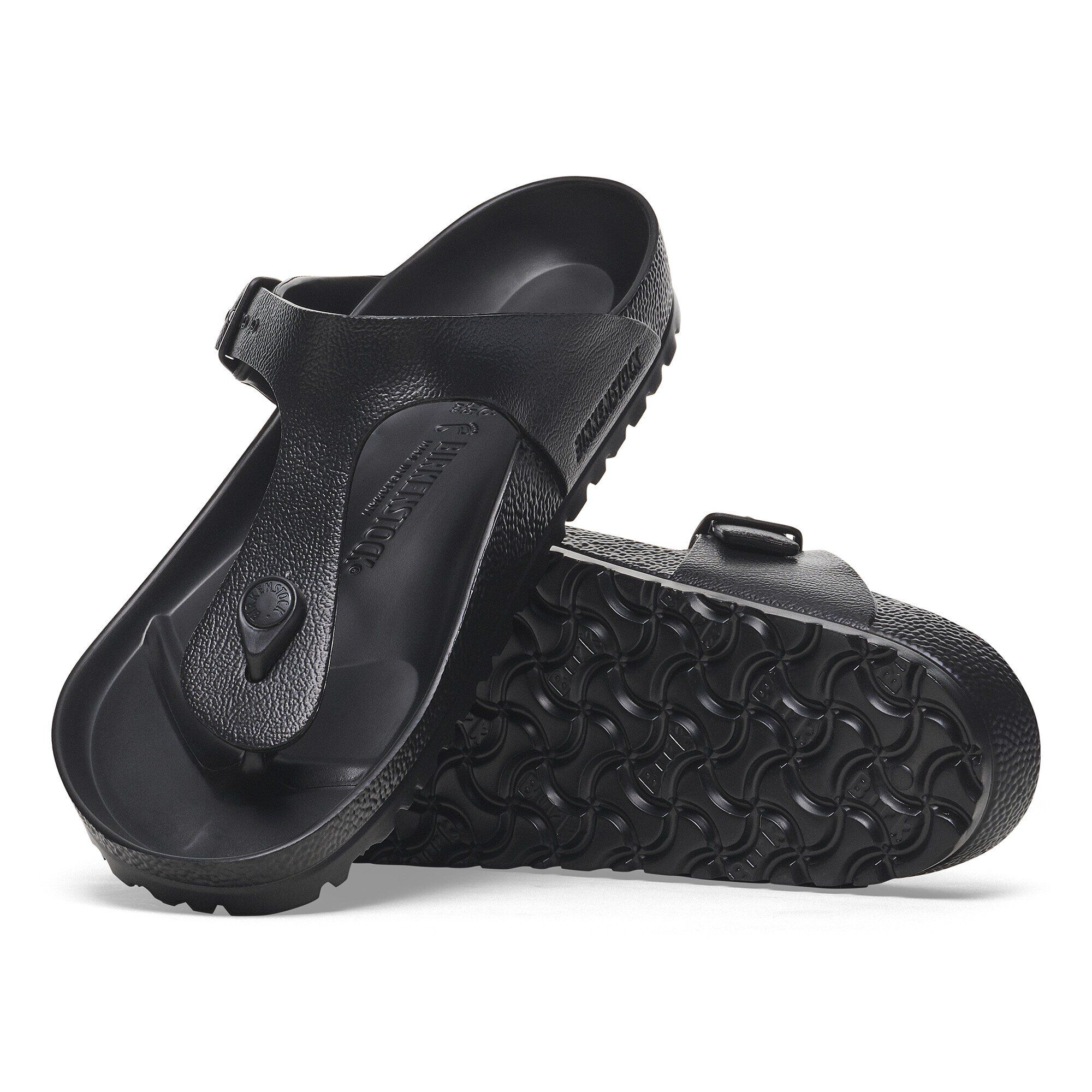 Waterproof birkenstocks black sales