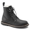 Bryson Shearling Nubuck Leather Noir