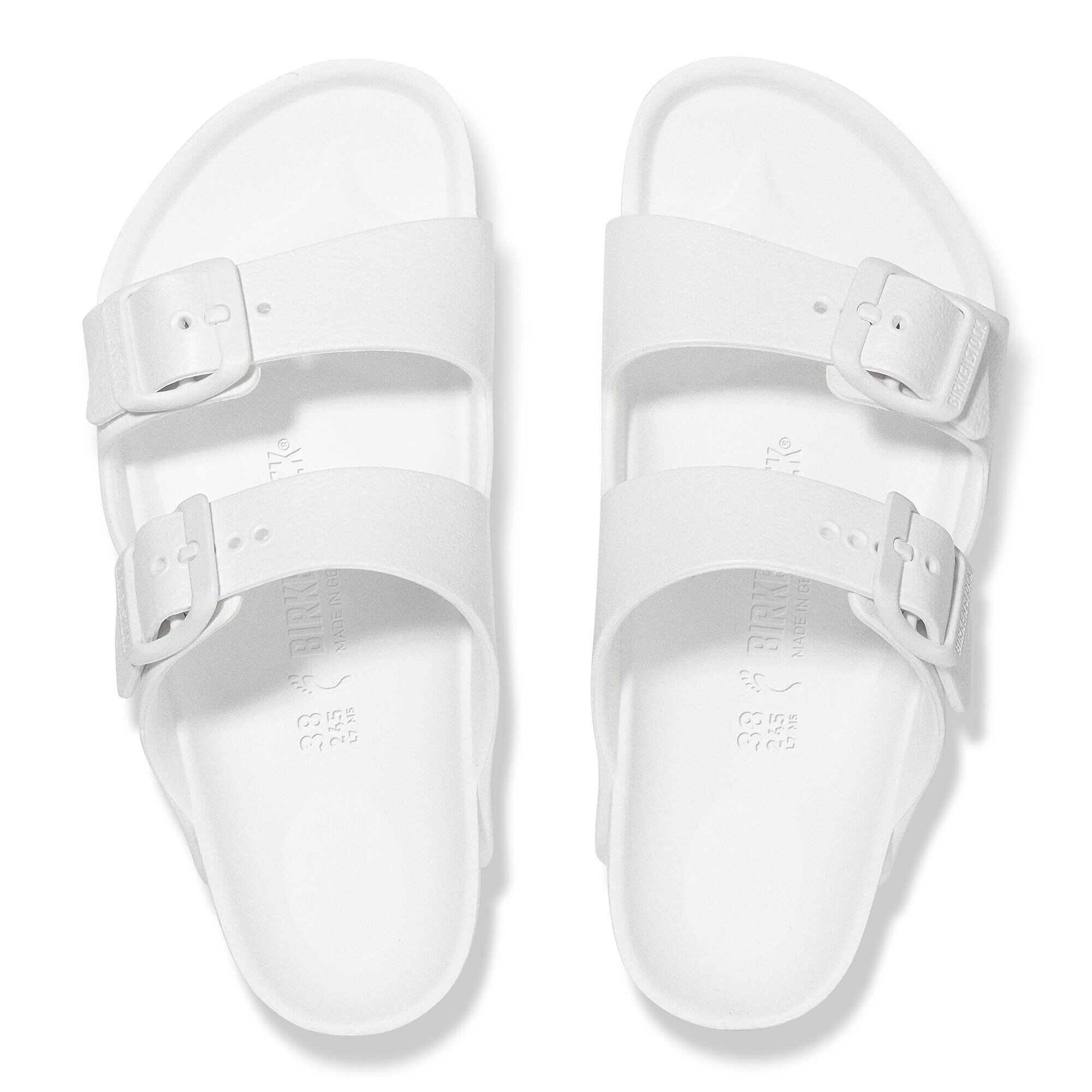 White birkenstocks plastic discount