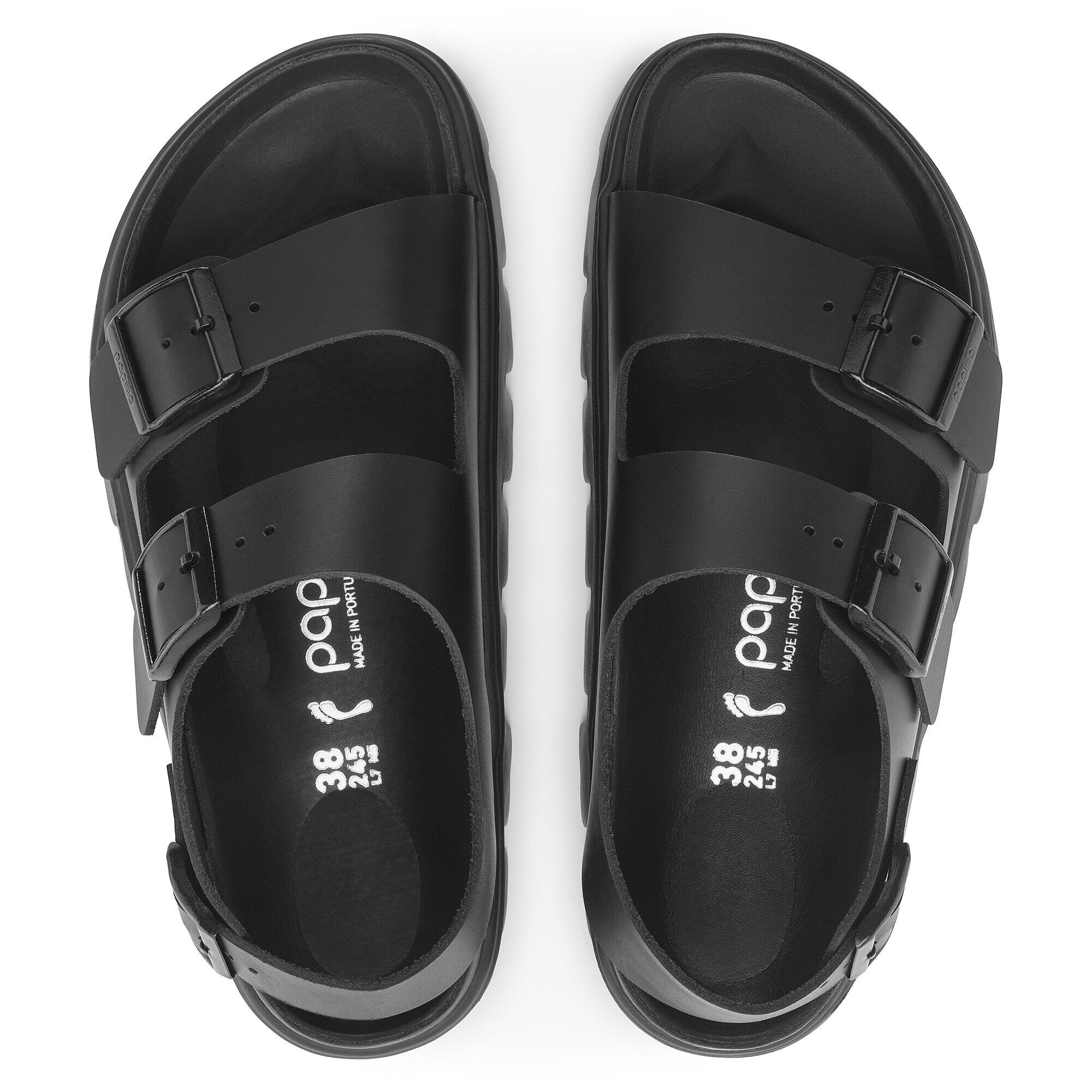Milano Chunky Leather Black | BIRKENSTOCK